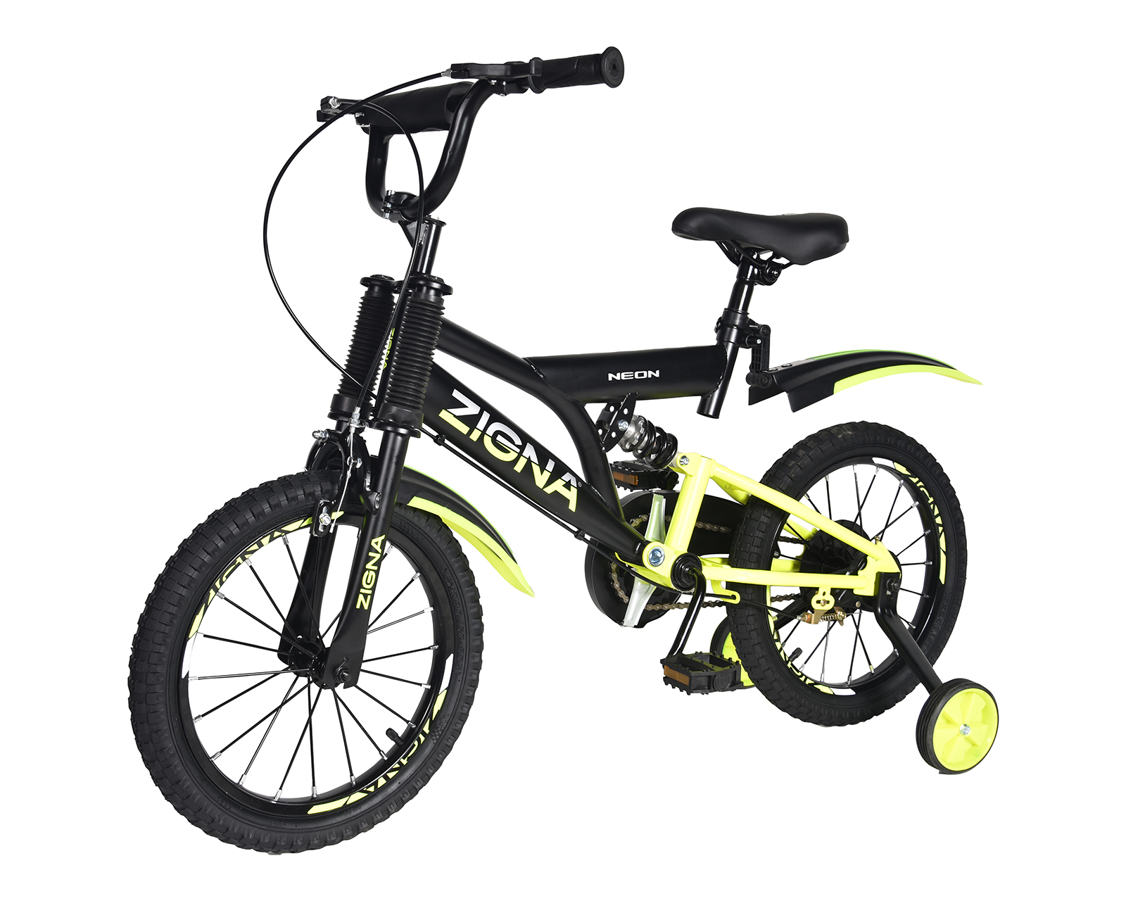 Foto 4 pulgar | Foto 3 | Bicicleta Infantil Zigna Neón 16" Negra