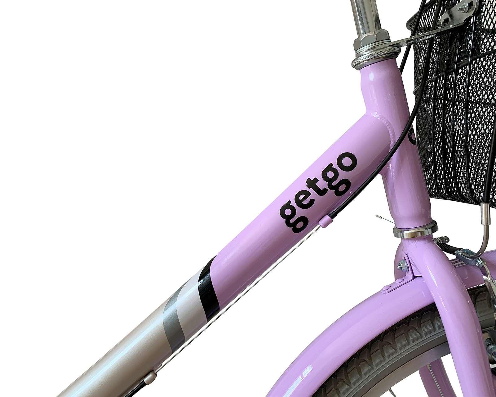 Foto 6 | Foto 6 | Bicicleta Urbana Getgo Get Lucky 26" Morada