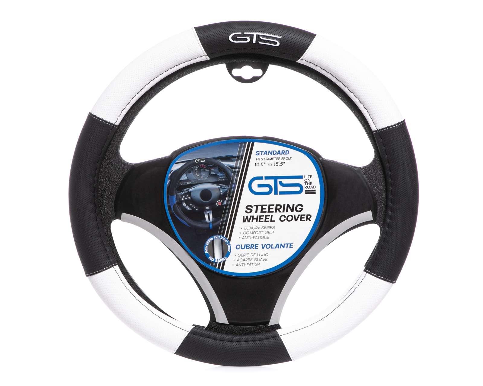 Cubrevolante GTS Blanco-Negro