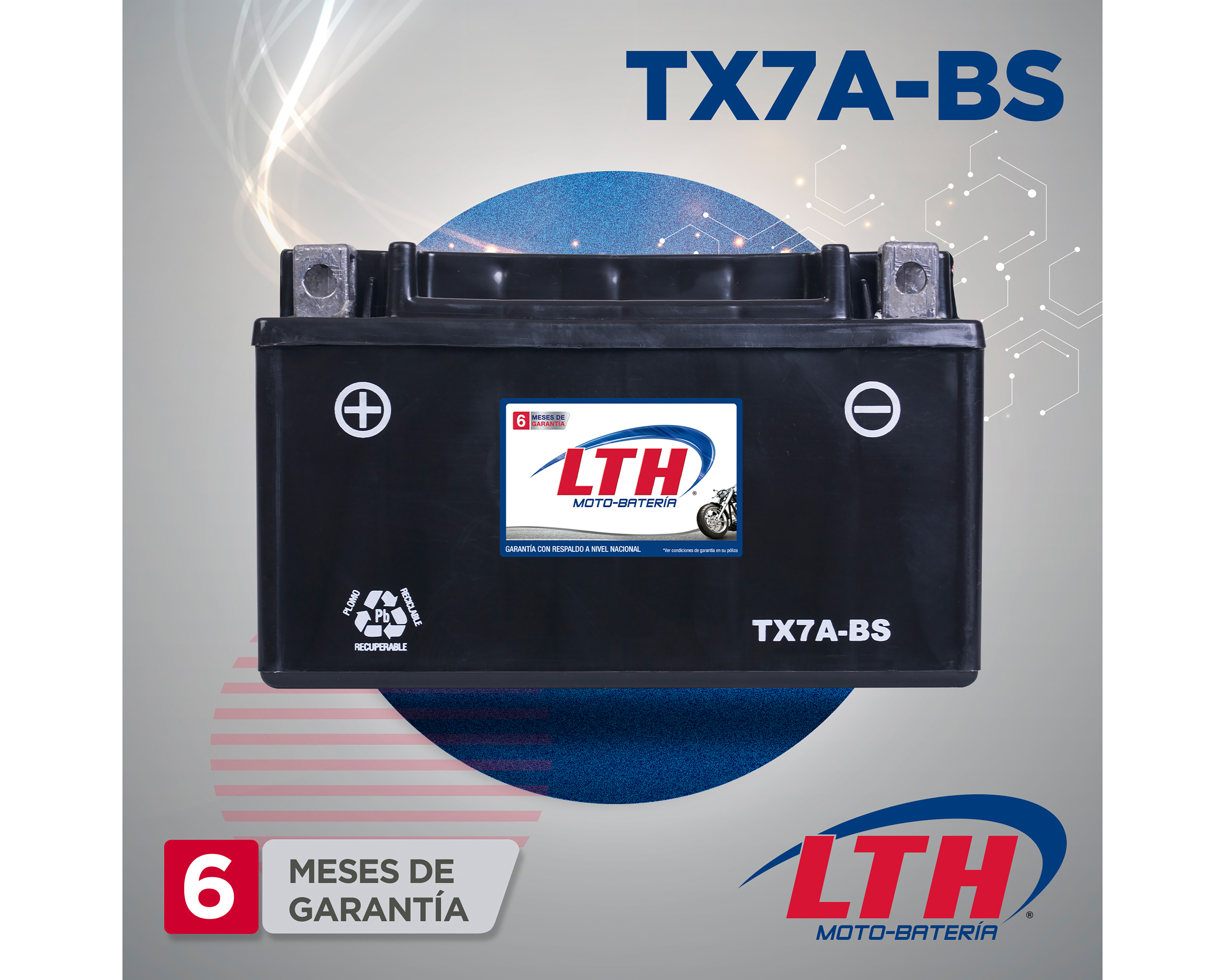 Foto 2 | Foto 2 | Batería para Motocicleta LTH TX7A-BS