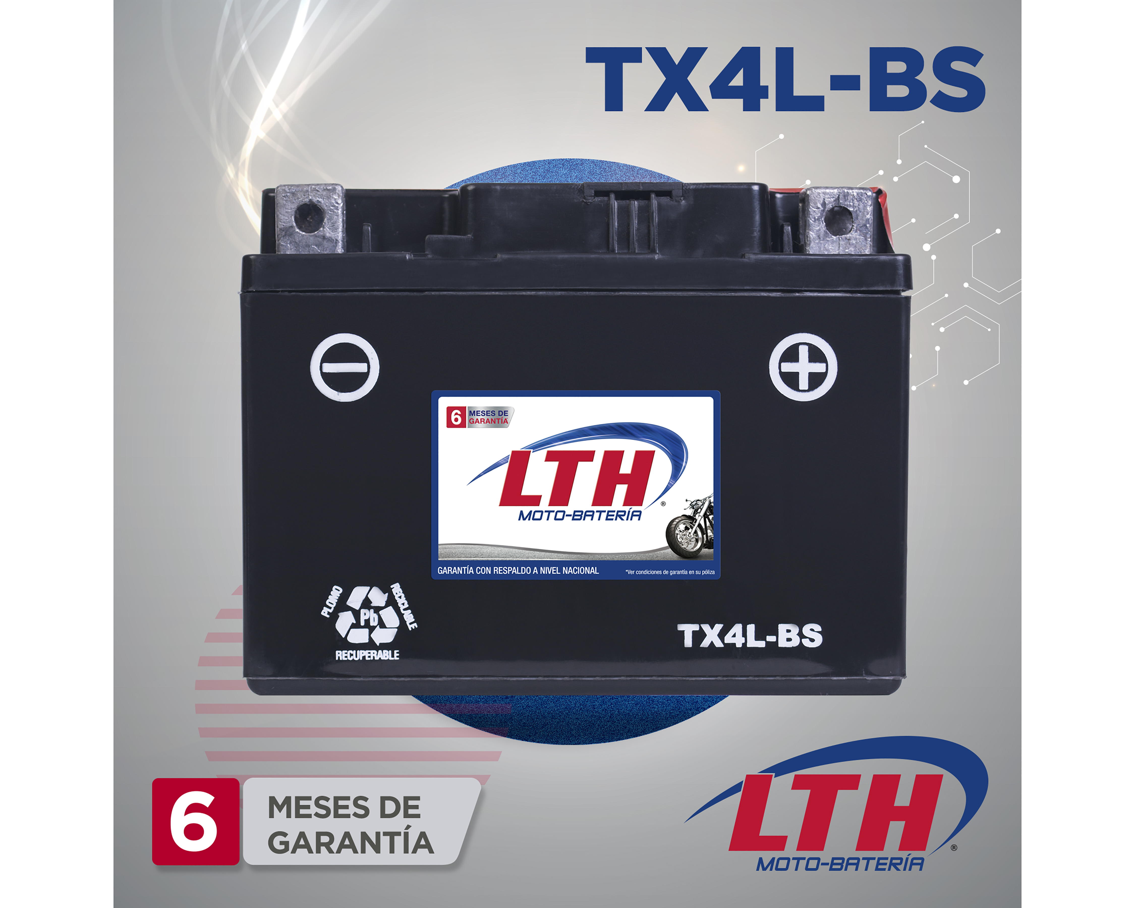 Foto 3 pulgar | Foto 2 | Batería para Motocicleta LTH TX4L-BS