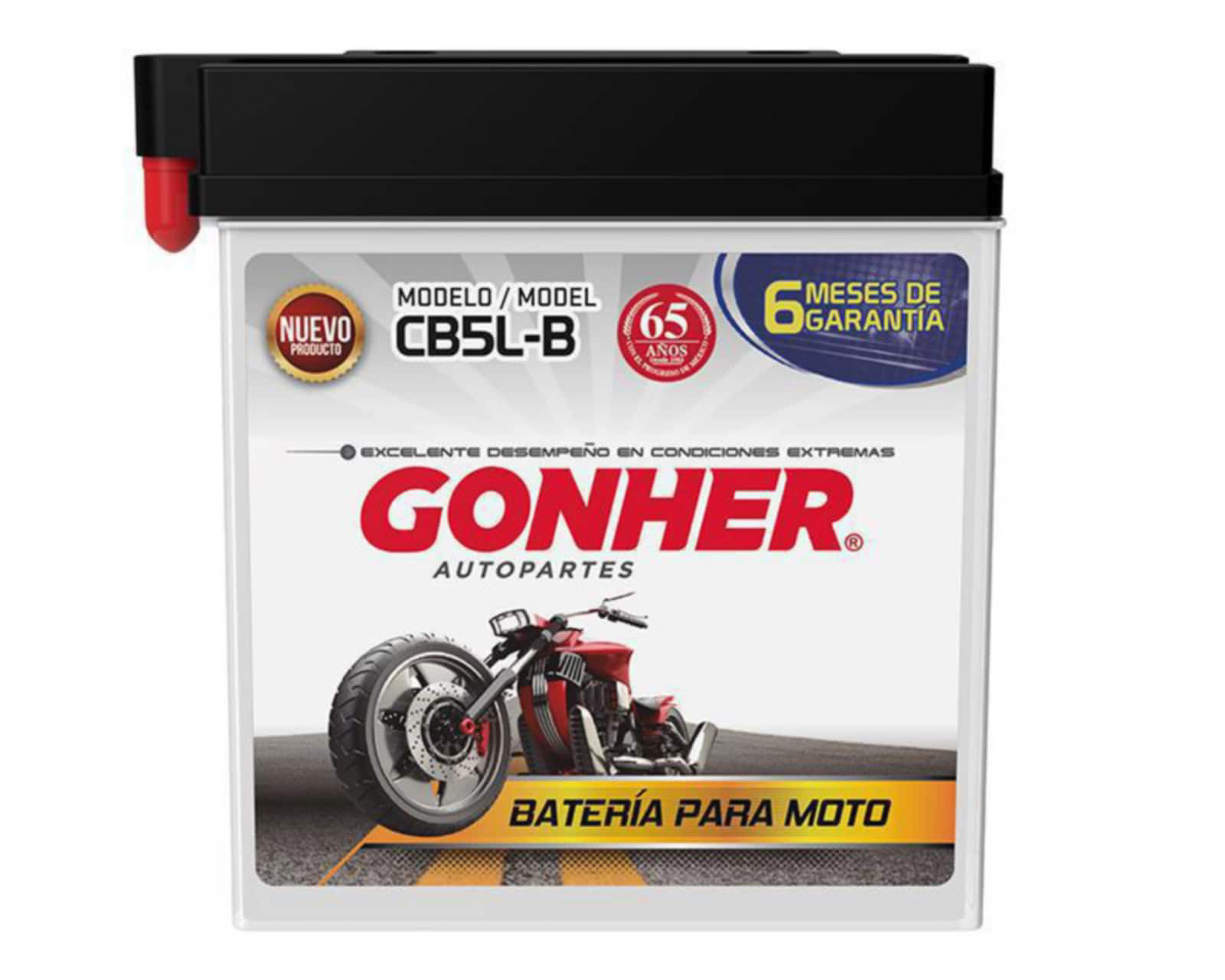 Foto 2 pulgar | Foto 1 | Batería para Motocicleta Gonher CB5L-B