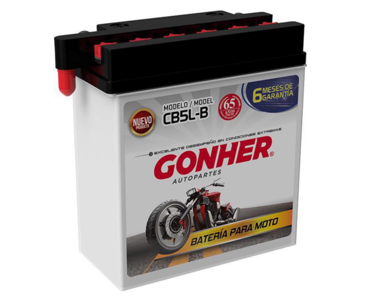 Foto 3 pulgar | Foto 2 | Batería para Motocicleta Gonher CB5L-B