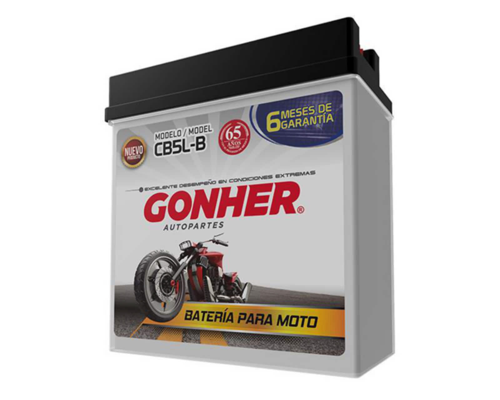 Foto 4 pulgar | Foto 3 | Batería para Motocicleta Gonher CB5L-B