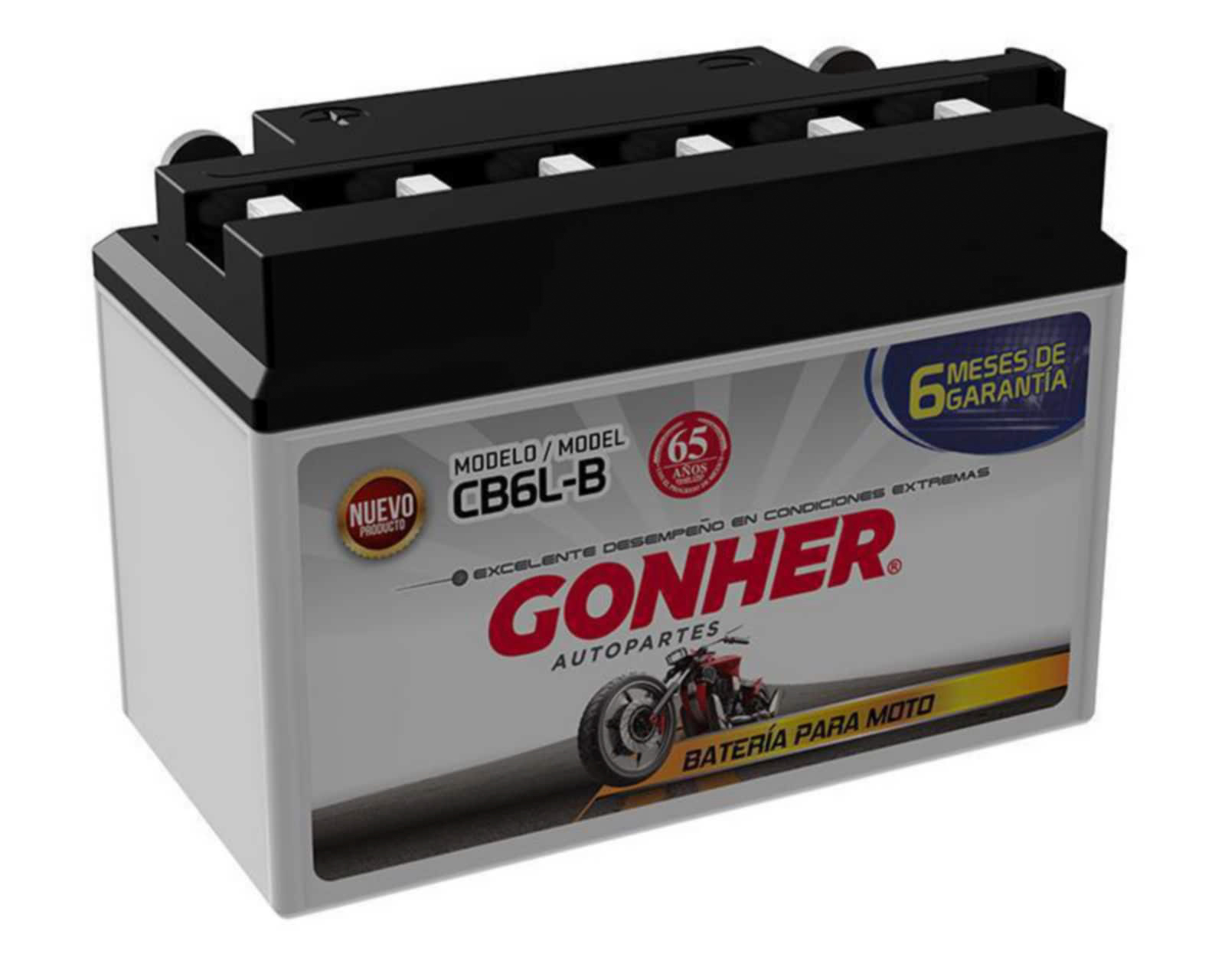 Foto 2 | Foto 2 | Acumulador Gonher para Motocicleta CB6L-B