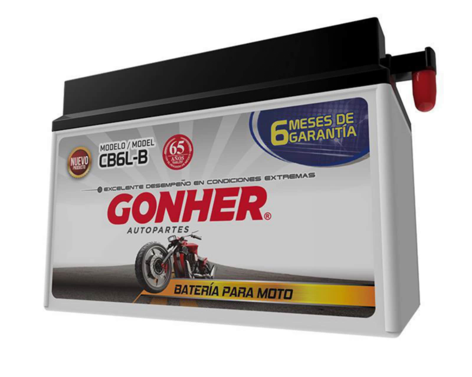 Foto 4 pulgar | Foto 3 | Acumulador Gonher para Motocicleta CB6L-B