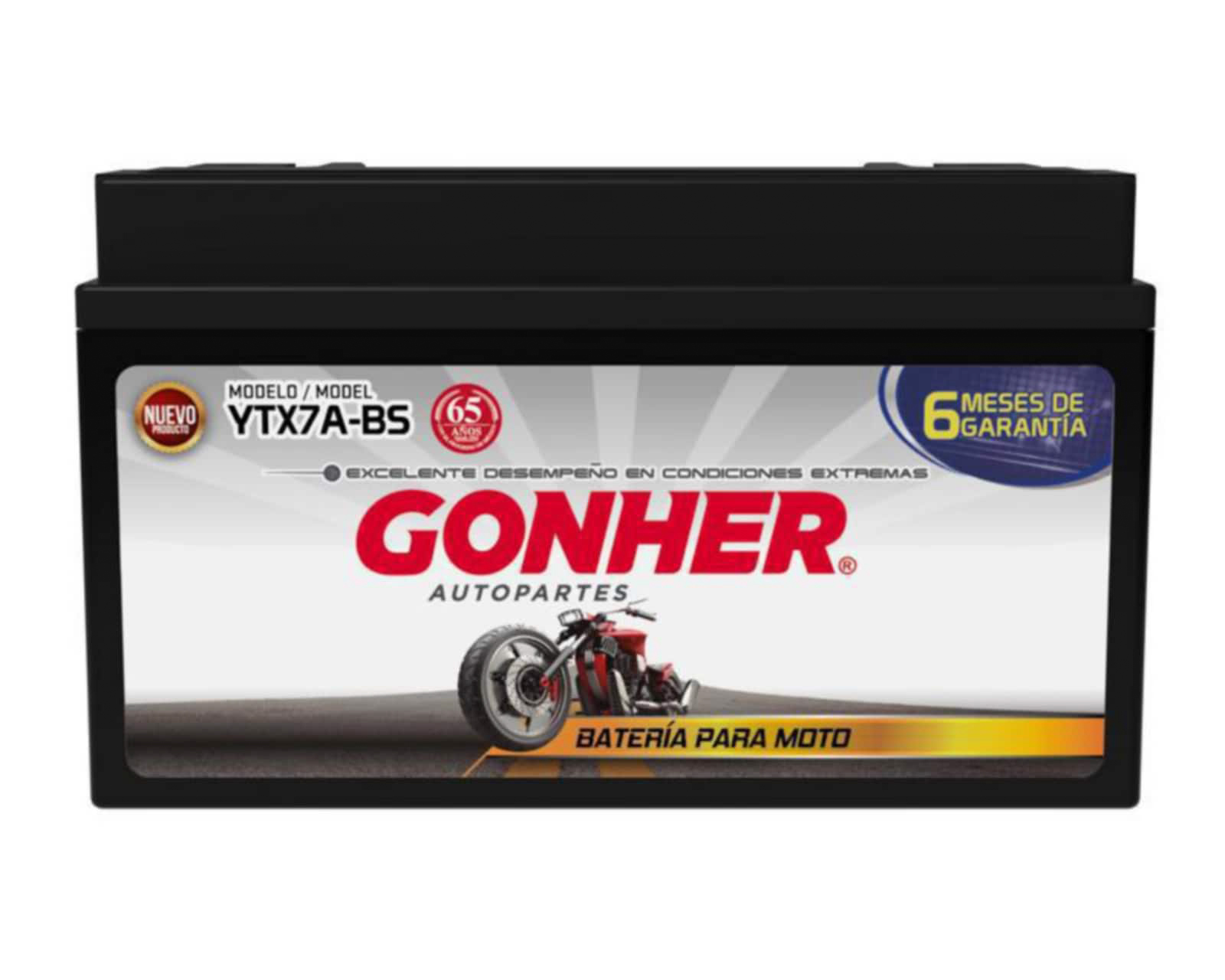 Foto 1 | Foto 1 | Batería para Motocicleta Gonher YTX7A-BS
