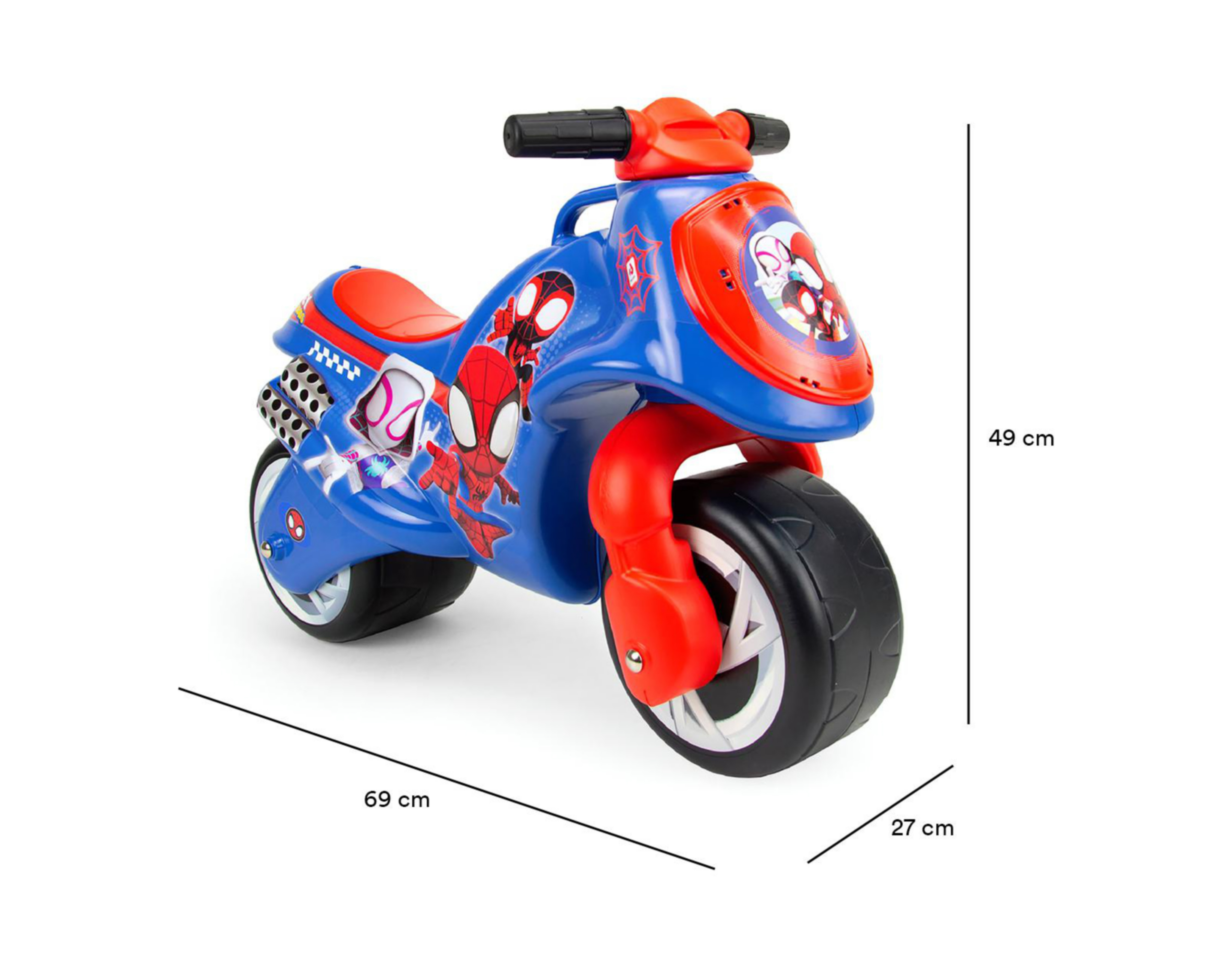 Foto 5 | Foto 5 | Correpasillos Injusa Moto Spider-Man 19060 Azul