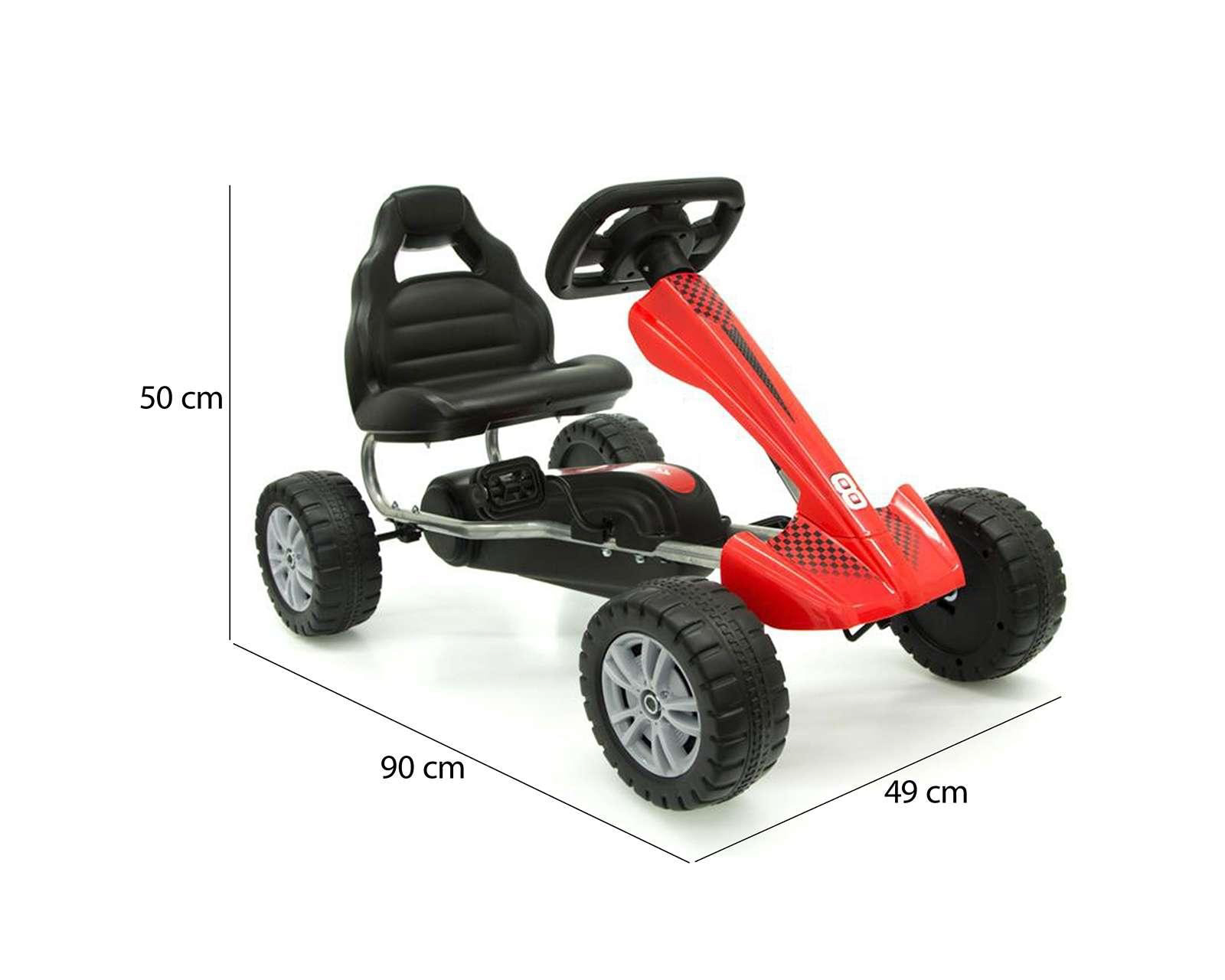 Foto 6 pulgar | Foto 5 | Montable Prinsel Go Kart Forza Rojo