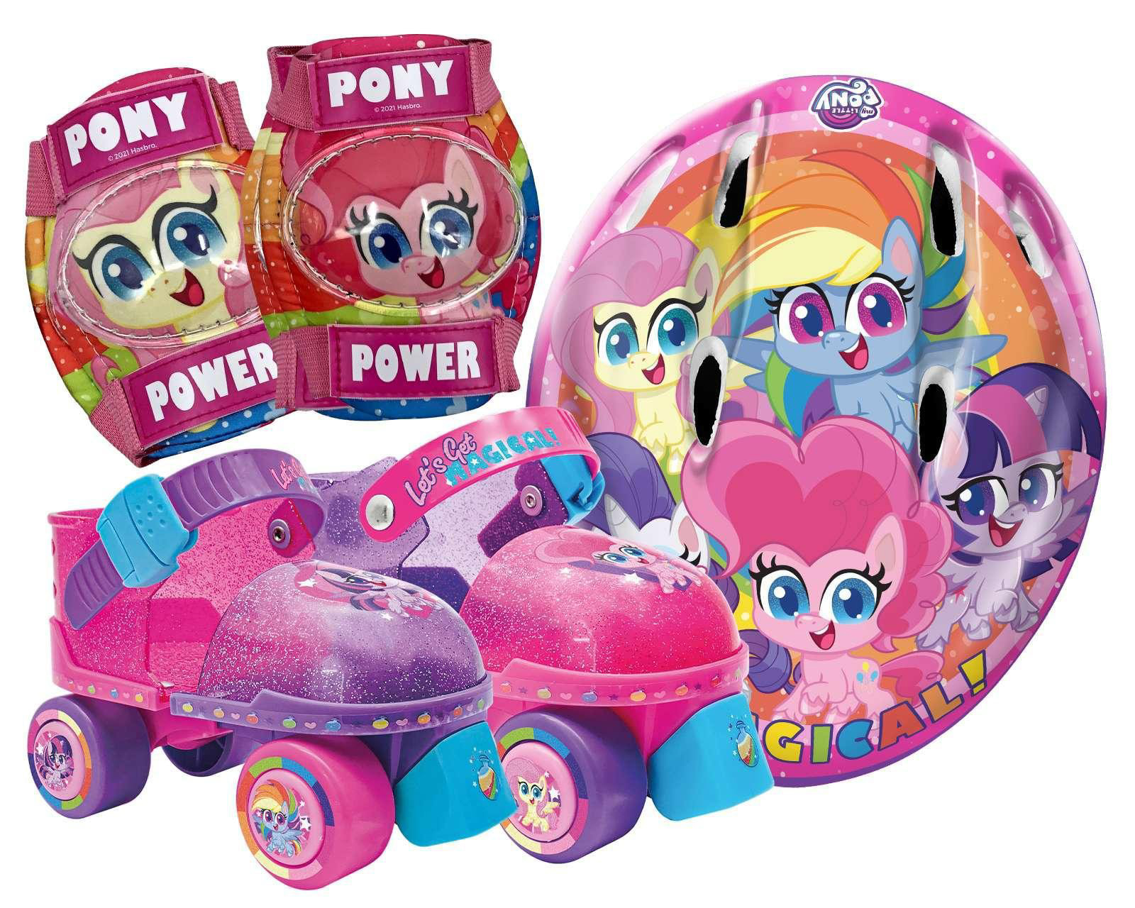 Foto 1 | Foto 1 | Patines y Accesorios Flying Wheel Pony Comb Rosas Ajustables