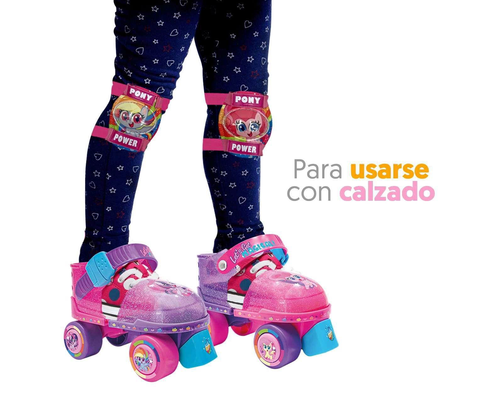 Foto 4 | Foto 4 | Patines y Accesorios Flying Wheel Pony Comb Rosas Ajustables