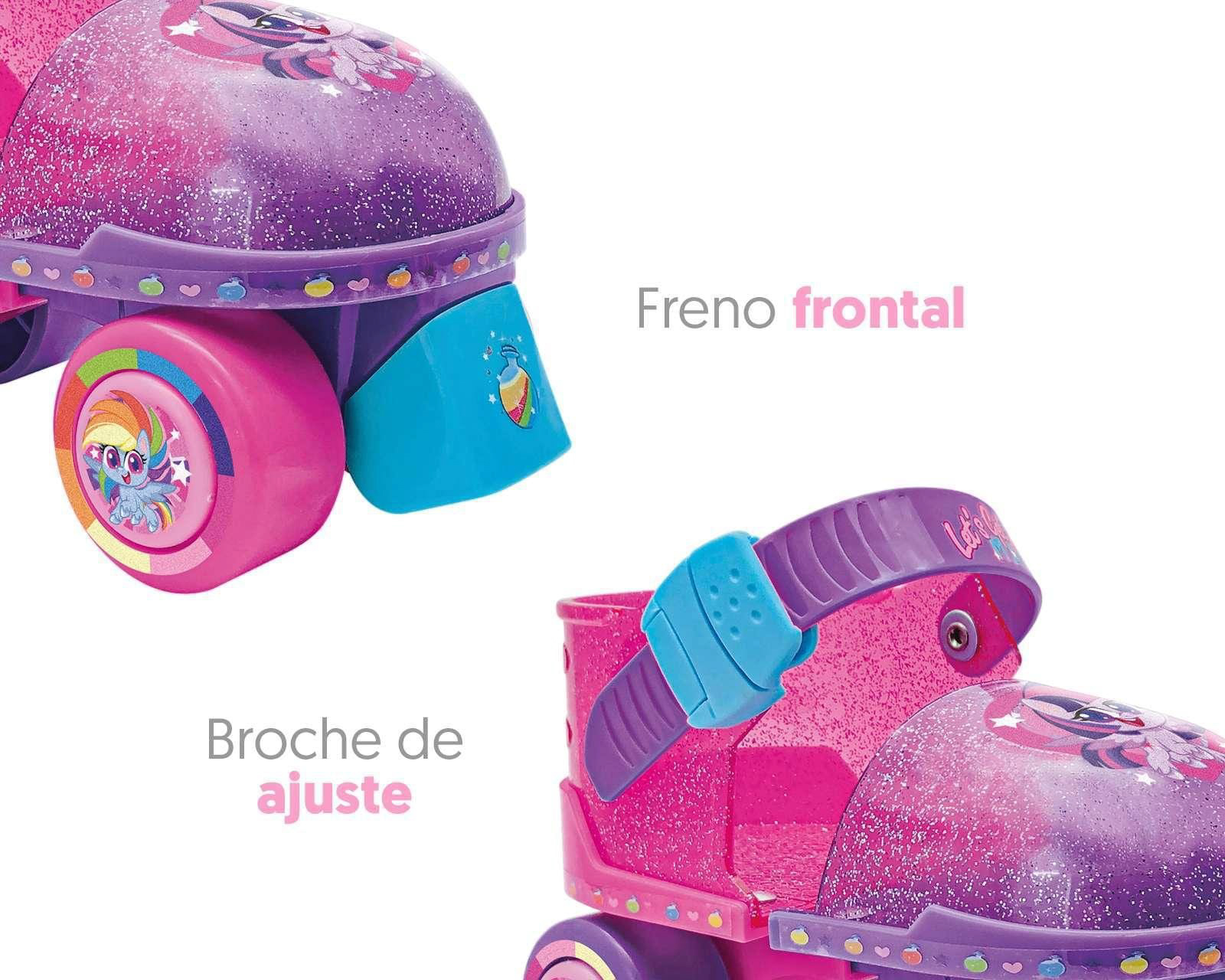 Foto 6 pulgar | Foto 5 | Patines y Accesorios Flying Wheel Pony Comb Rosas Ajustables