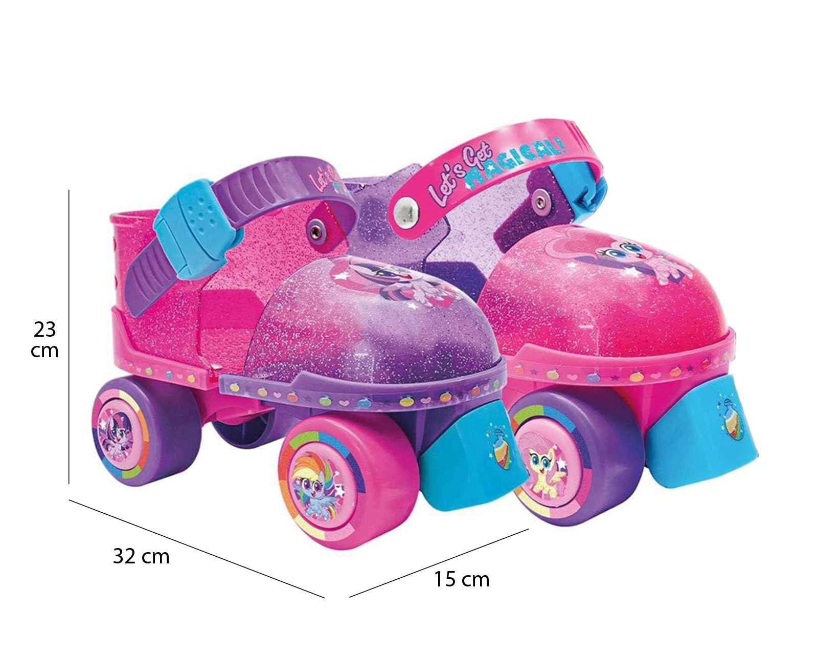 Foto 7 pulgar | Foto 6 | Patines y Accesorios Flying Wheel Pony Comb Rosas Ajustables