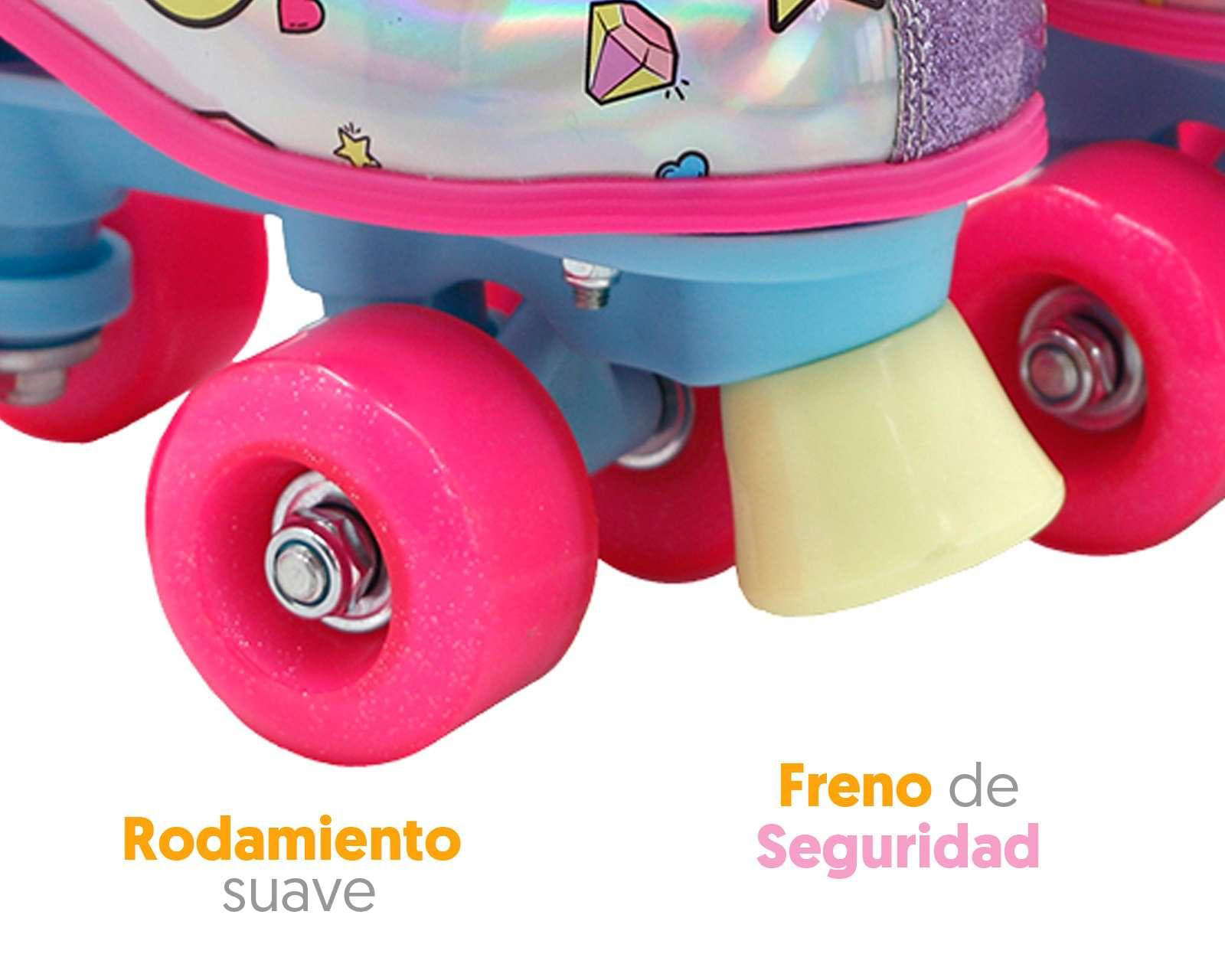 Foto 6 pulgar | Foto 5 | Patines Flying Wheel Rush Girl B-SFWL Rosas Ajustables