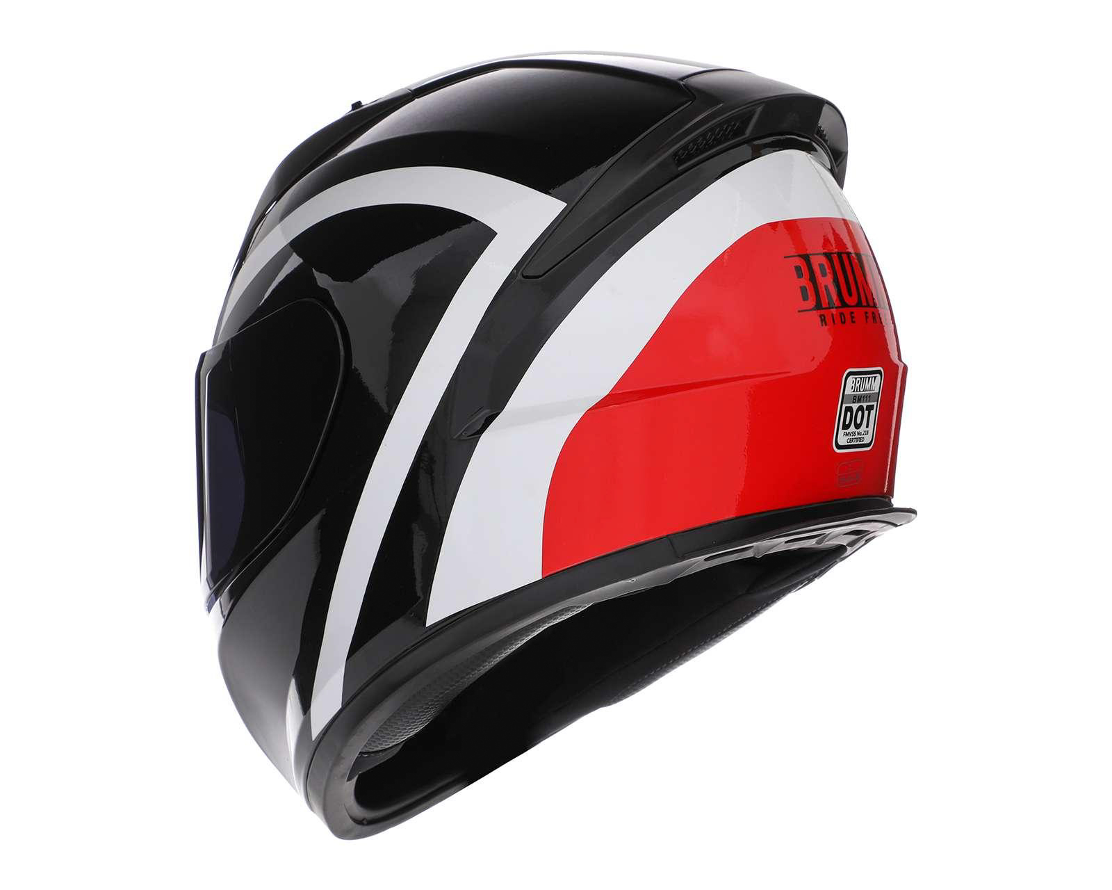 Foto 5 pulgar | Foto 4 | Casco para Motociclista Brumm Grande Negro