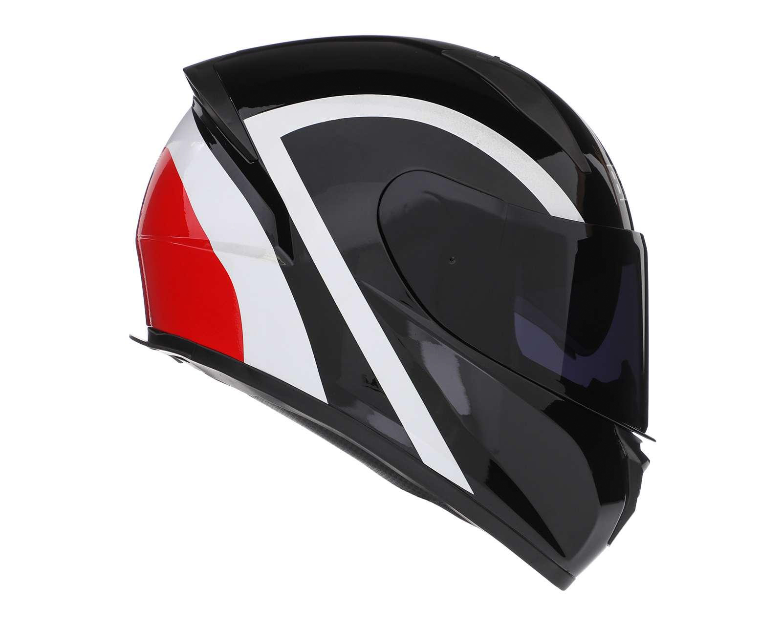 Foto 6 | Foto 6 | Casco para Motociclista Brumm Extragrande Negro