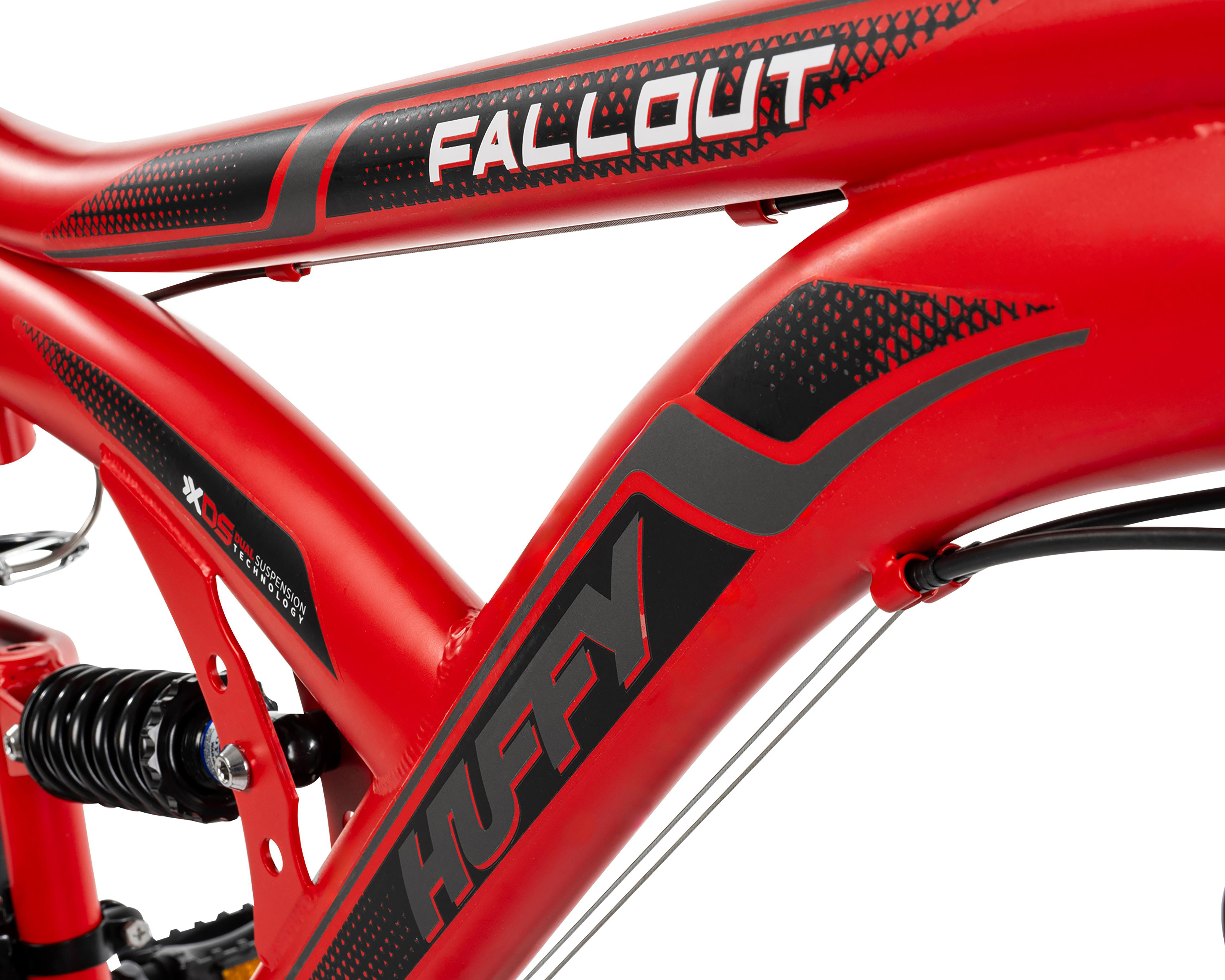 Foto 7 | Foto 7 | Bicicleta de Montaña Huffy Fallout 26" Roja