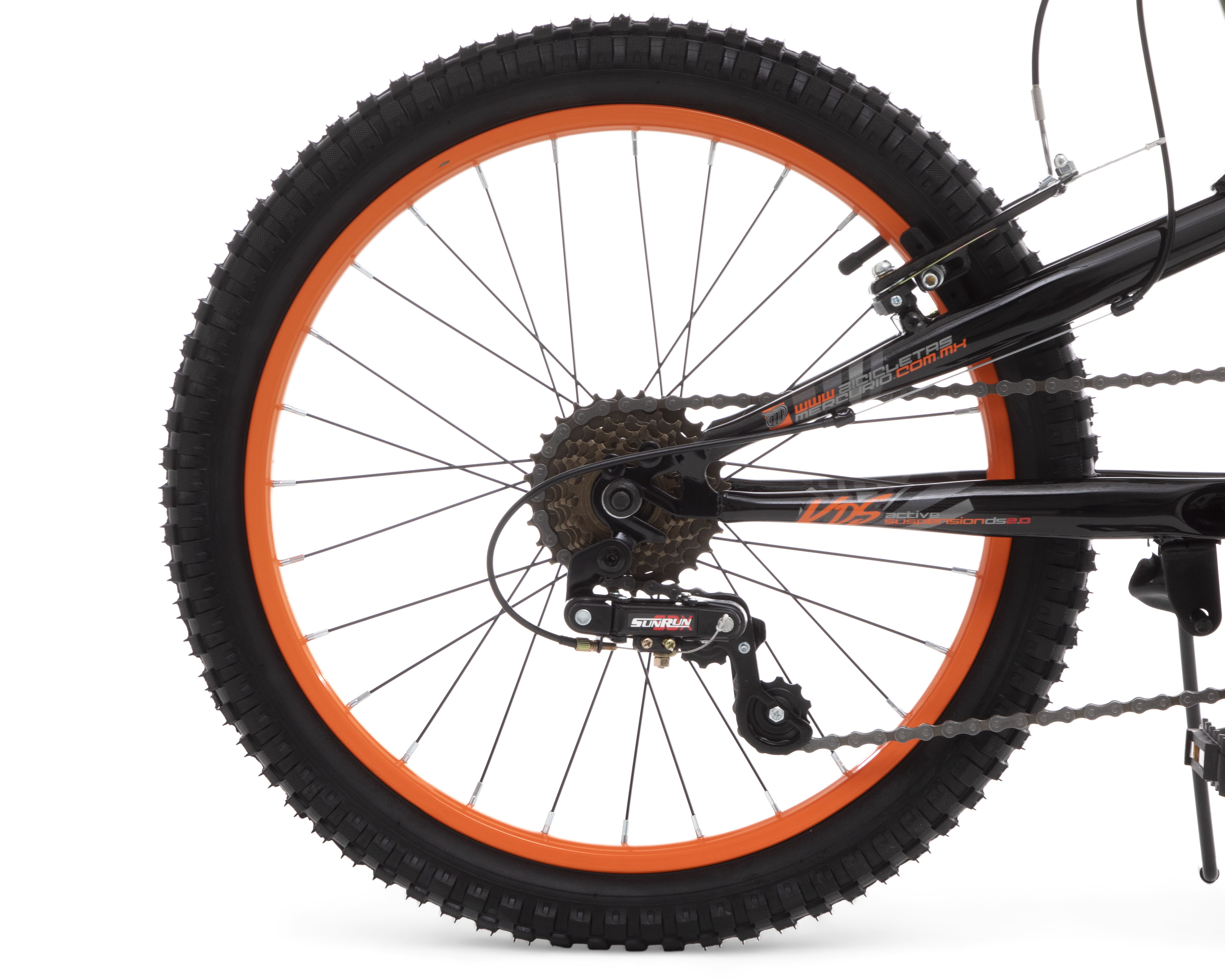 Foto 5 | Foto 5 | Bicicleta de Montaña Mercurio DS Kaizer 20" Gris