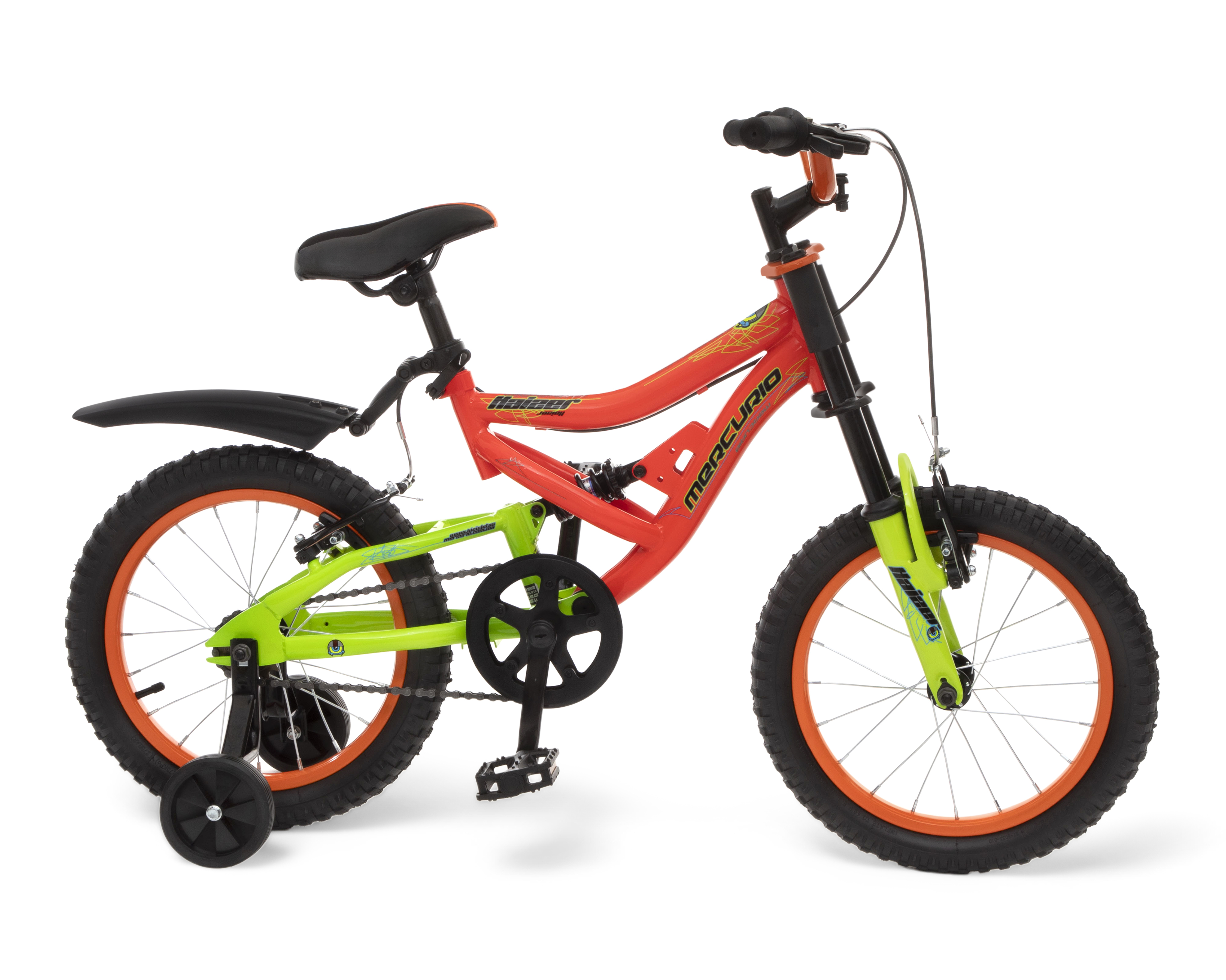 Foto 2 | Foto 2 | Bicicleta de Montaña Mercurio DS Kaizer 16" Anaranjada