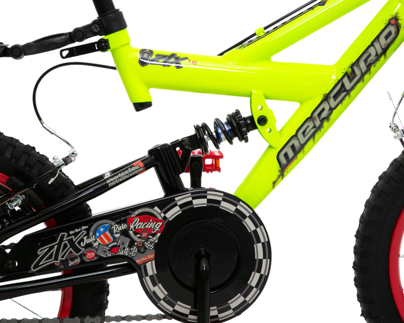 Foto 7 pulgar | Foto 6 | Bicicleta Infantil Mercurio ZTX DS 16 Verde