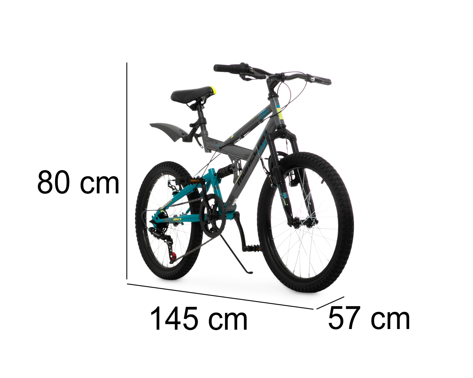 Foto 8 pulgar | Foto 8 | Bicicleta Infantil Mercurio ZTX DS 20 Gris