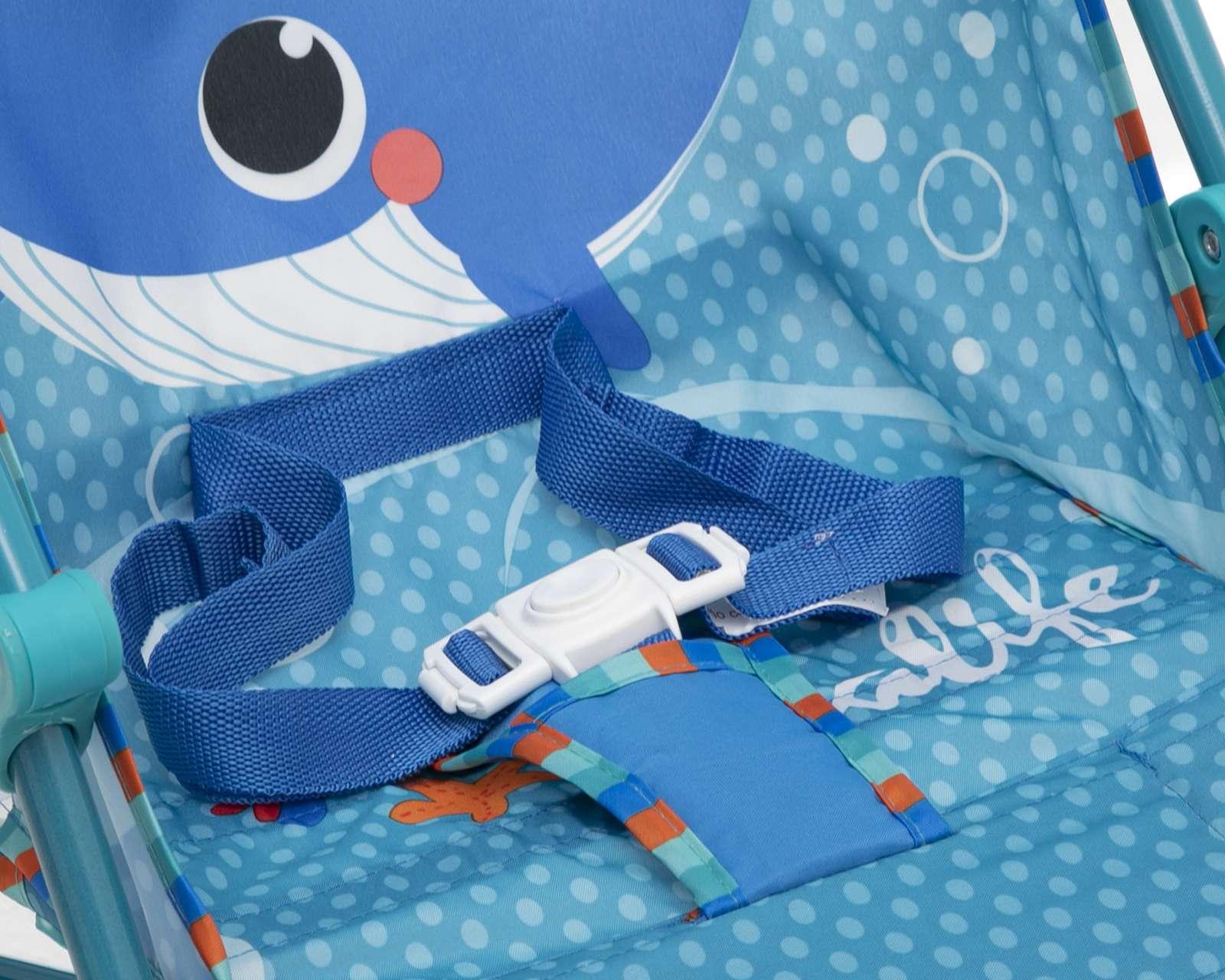 Foto 4 pulgar | Foto 4 | Carriola Prinsel Ballenita Azul