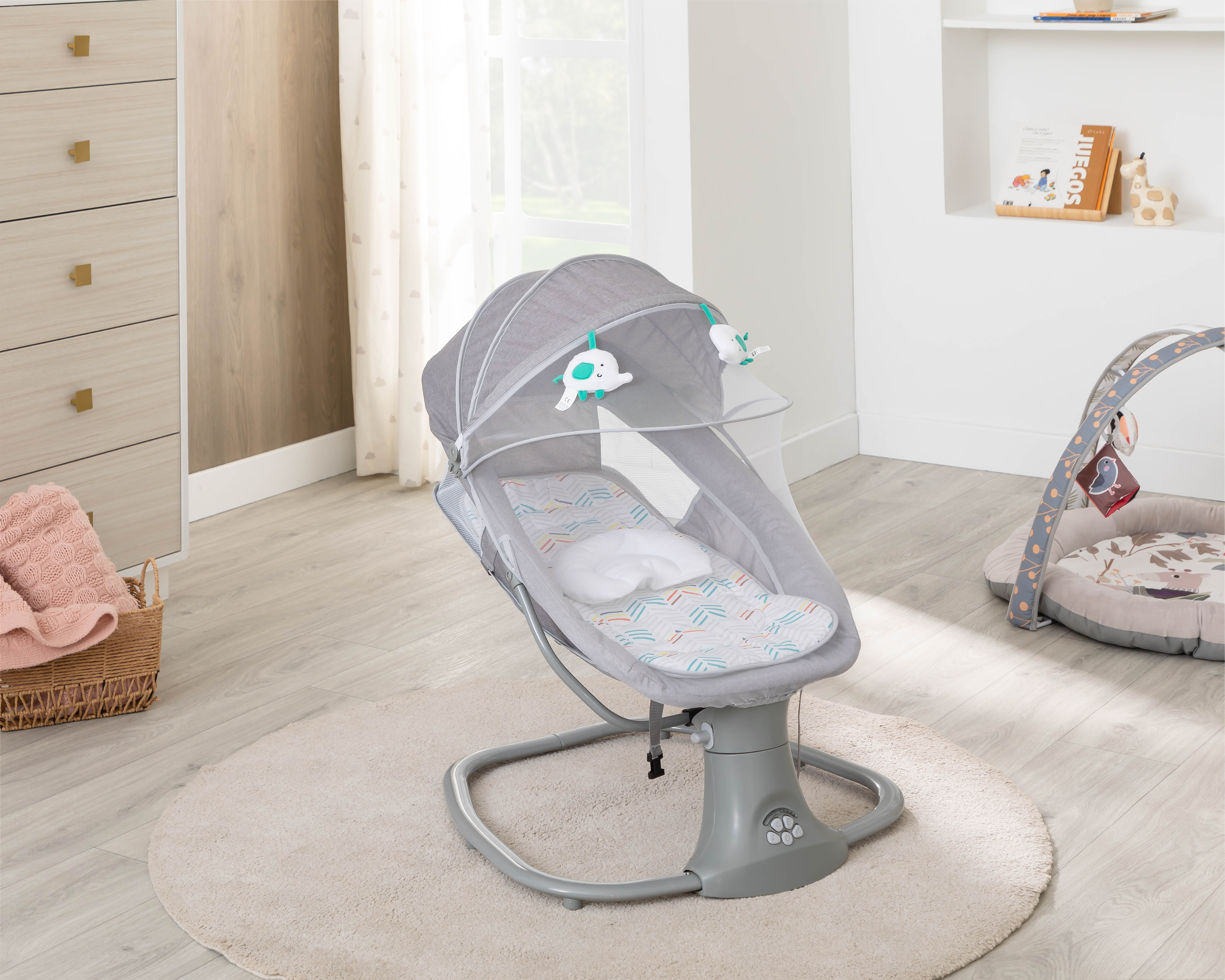Foto 9 pulgar | Foto 8 | Bouncer Prinsel Swing Tecno 3 En 1 Gris