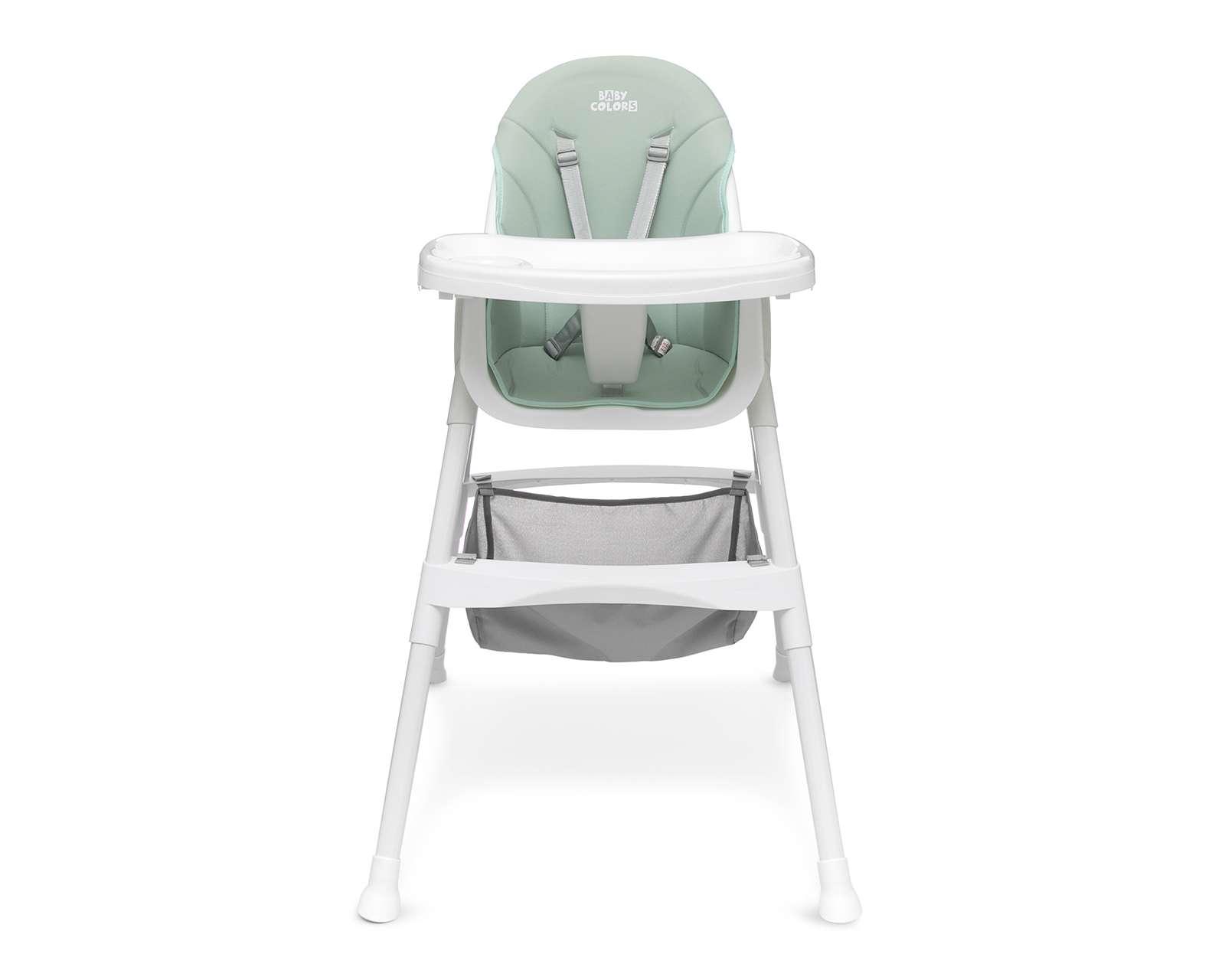 Foto 3 pulgar | Foto 2 | Silla Alta Baby Colors Menta Blanca