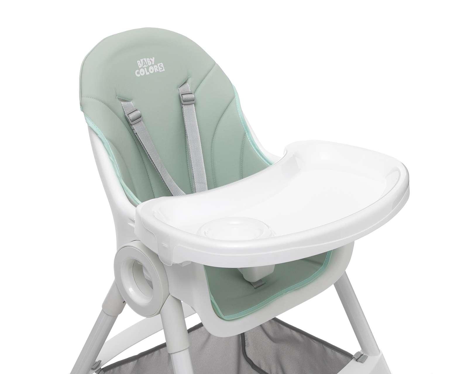 Foto 6 pulgar | Foto 5 | Silla Alta Baby Colors Menta Blanca