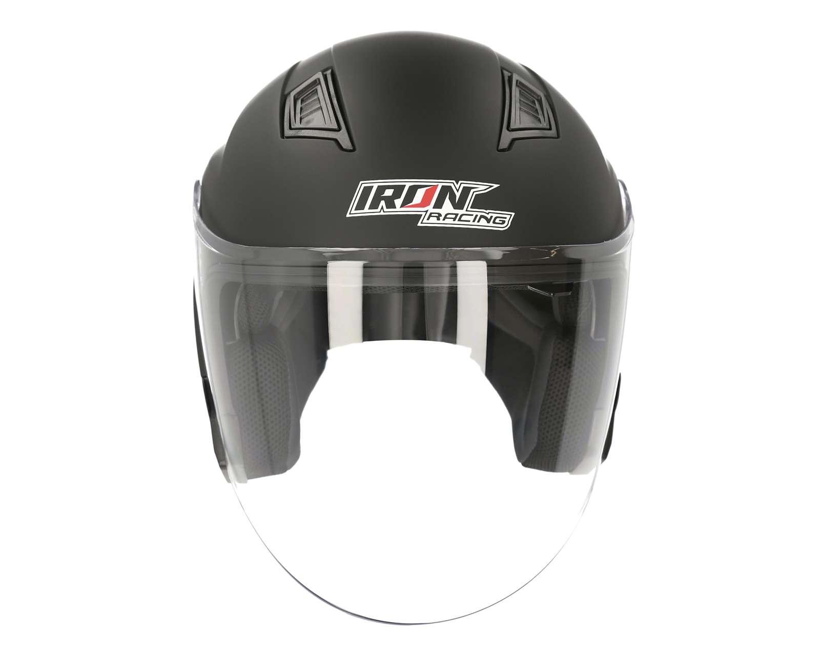 Foto 6 | Foto 6 | Casco para Motociclista Iron Racing Mediano Negro