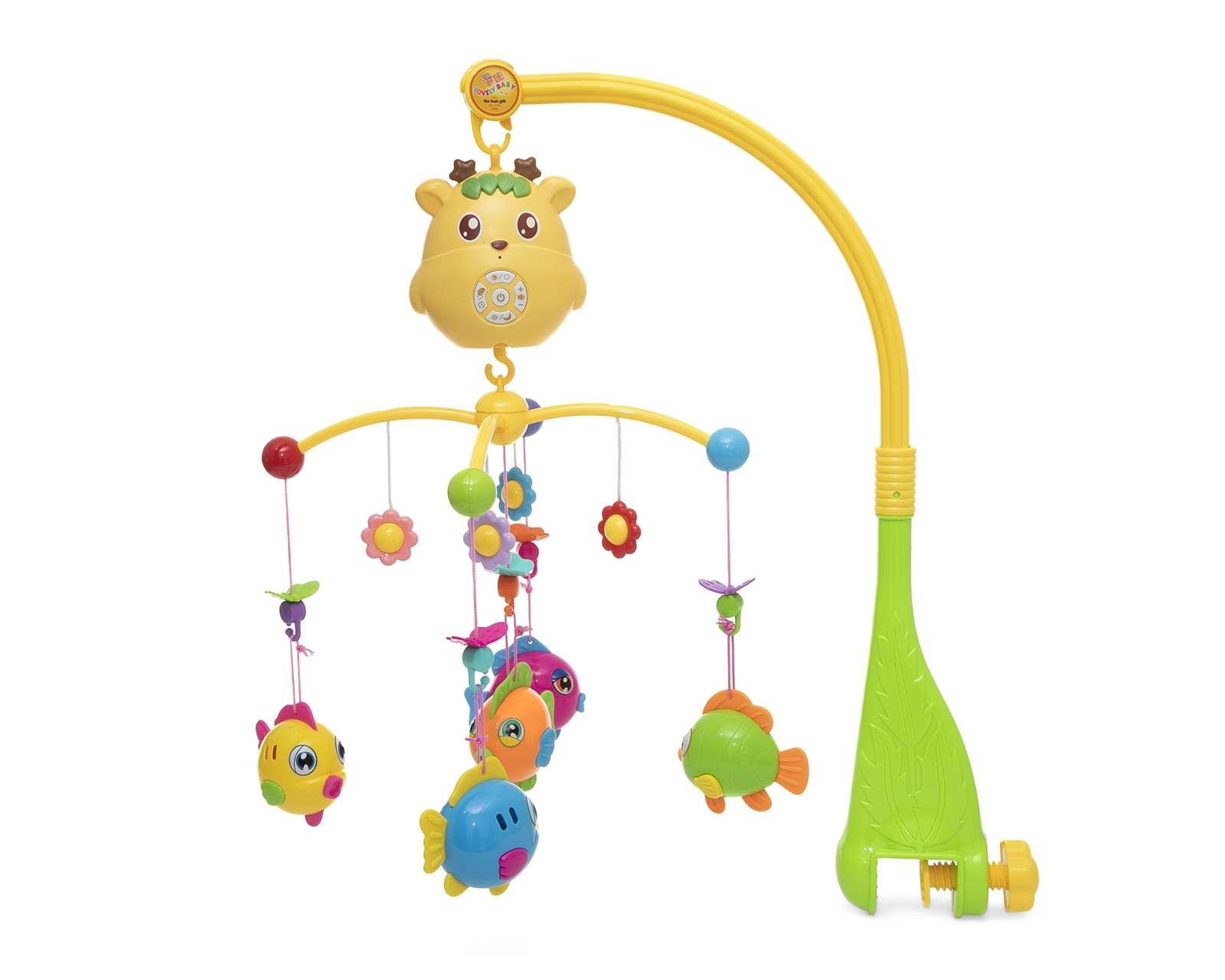 Móvil Baby Colors con Luz y Sonido CB901141 Amarillo