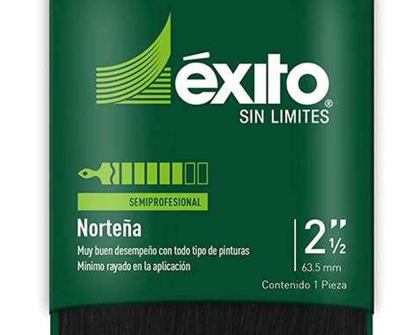 Foto 3 pulgar | Foto 2 | Brocha Éxito Semiprofesional 2 1/2"