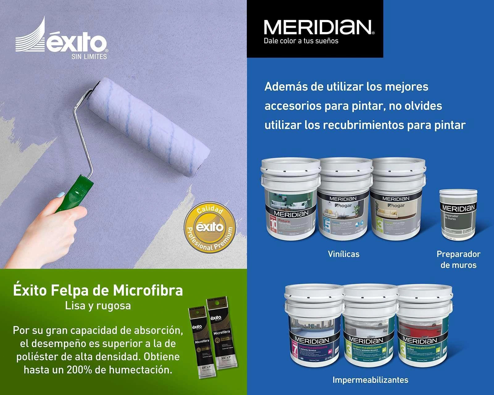 Foto 4 pulgar | Foto 3 | Repuesto para Rodillo Éxito de Microfibra
