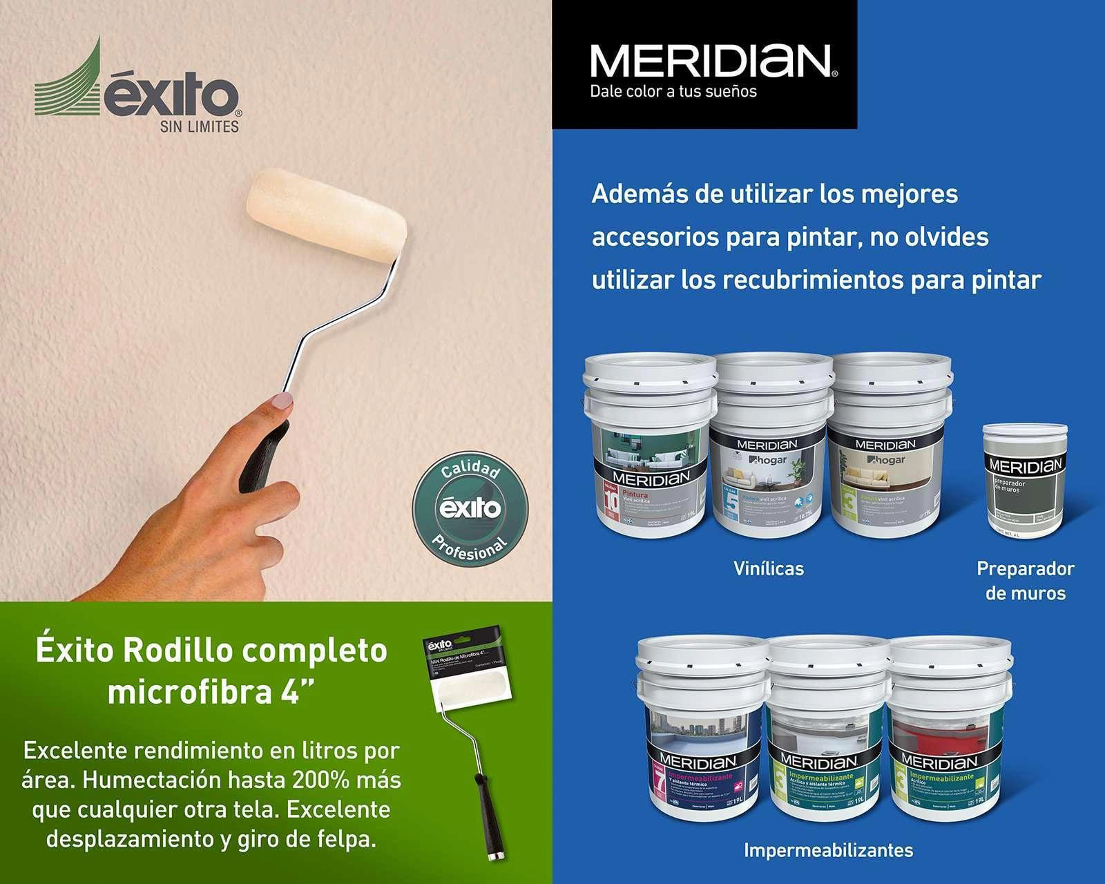Foto 4 pulgar | Foto 3 | Mini Rodillo Éxito de Microfibra 4"