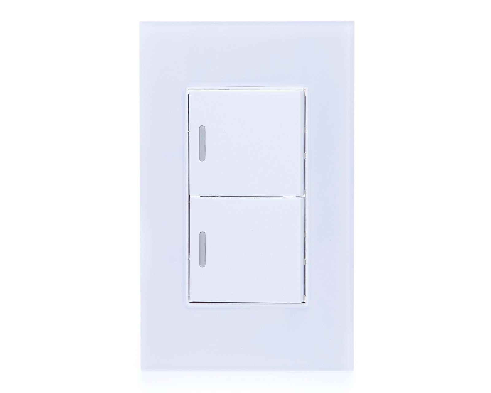 Foto 2 pulgar | Foto 1 | Apagador Eléctrico Argos 2 Interruptores Blanco