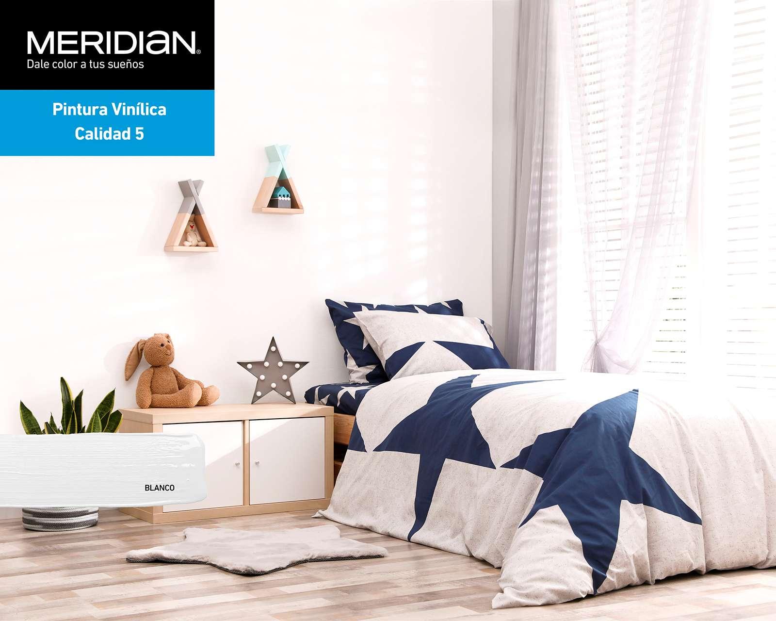 Foto 7 | Foto 7 | Pintura Vinil Acrílica Meridian Blanco 3.7 Litros