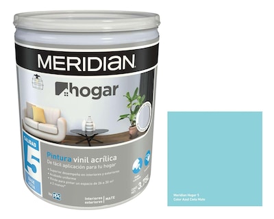 Foto 3 | Foto 3 | Pintura Acrílica Meridian Azul 3.7 Litros