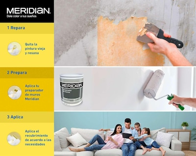 Foto 4 | Foto 4 | Pintura Acrílica Meridian Azul 3.7 Litros