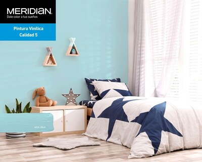 Foto 6 | Foto 7 | Pintura Acrílica Meridian Azul 3.7 Litros