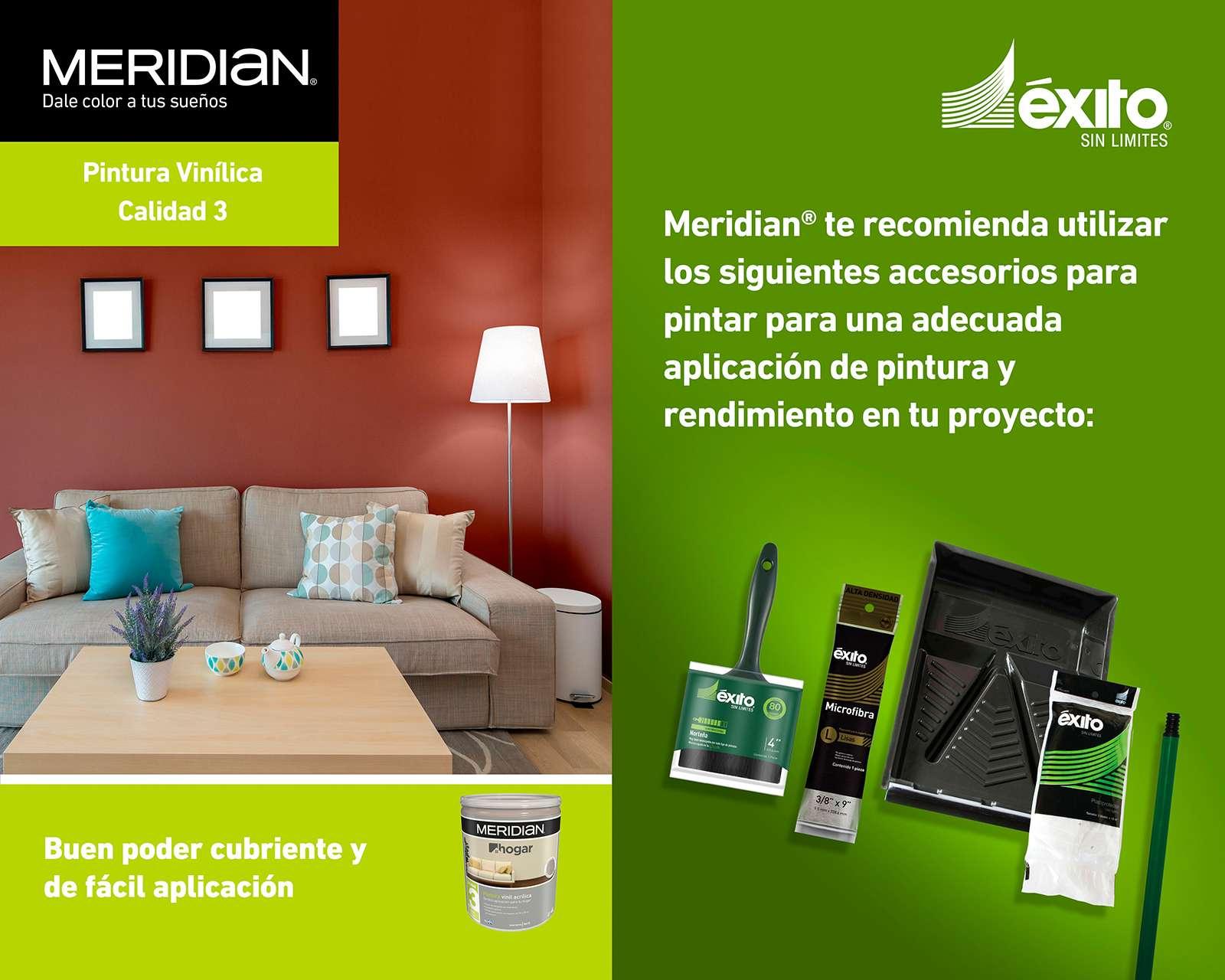 Foto 6 pulgar | Foto 6 | Pintura Acrílica Meridian Rojo Barro 4 Litros
