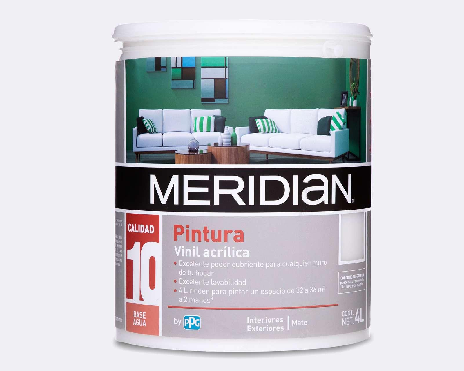 Pintura Acrílica Meridian Ostión 4 Litros