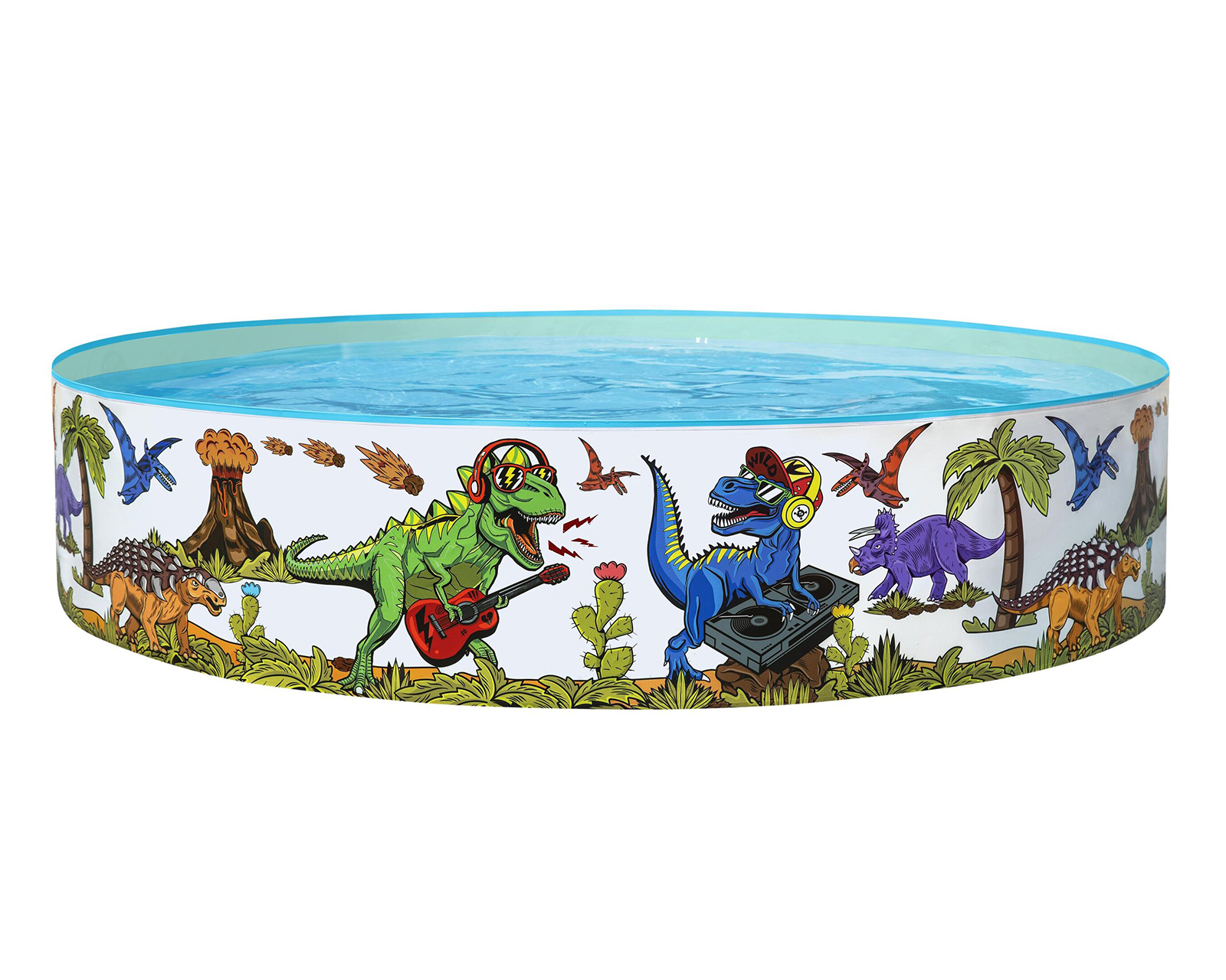 Foto 2 | Foto 2 | Alberca Infantil Bestway Dinosaurios 946 L 183 x 38 cm
