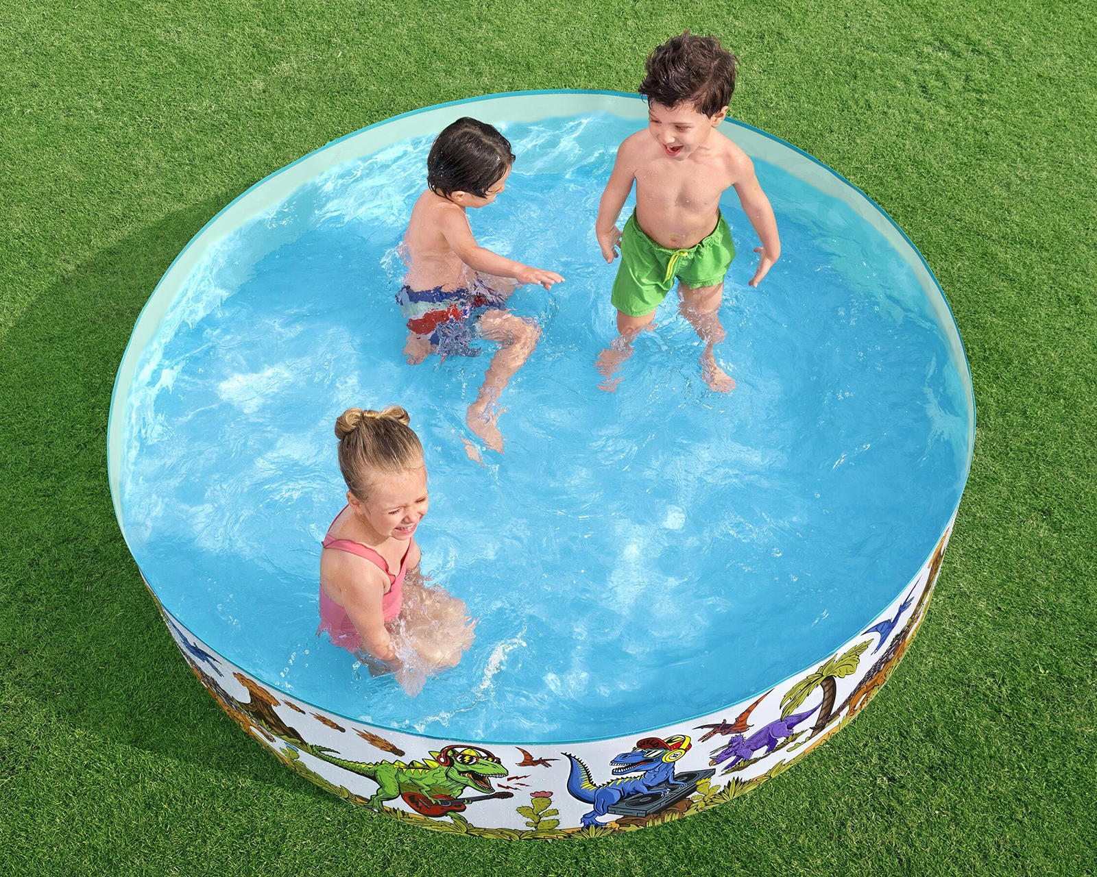 Foto 4 | Foto 4 | Alberca Infantil Bestway Dinosaurios 946 L 183 x 38 cm