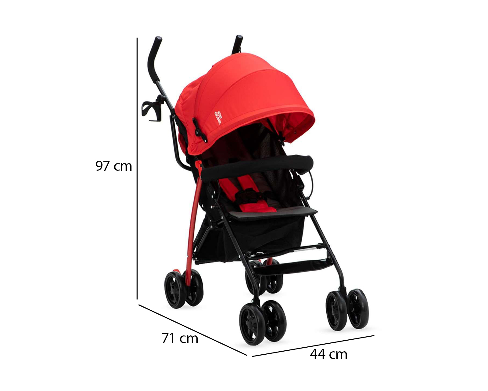 Foto 7 | Foto 7 | Carriola Baby Colors City Elite Roja