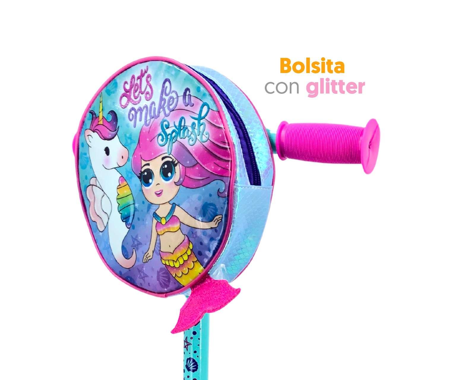 Foto 5 pulgar | Foto 4 | Scooter Flying Wheel Lovely Mermaid con Casco