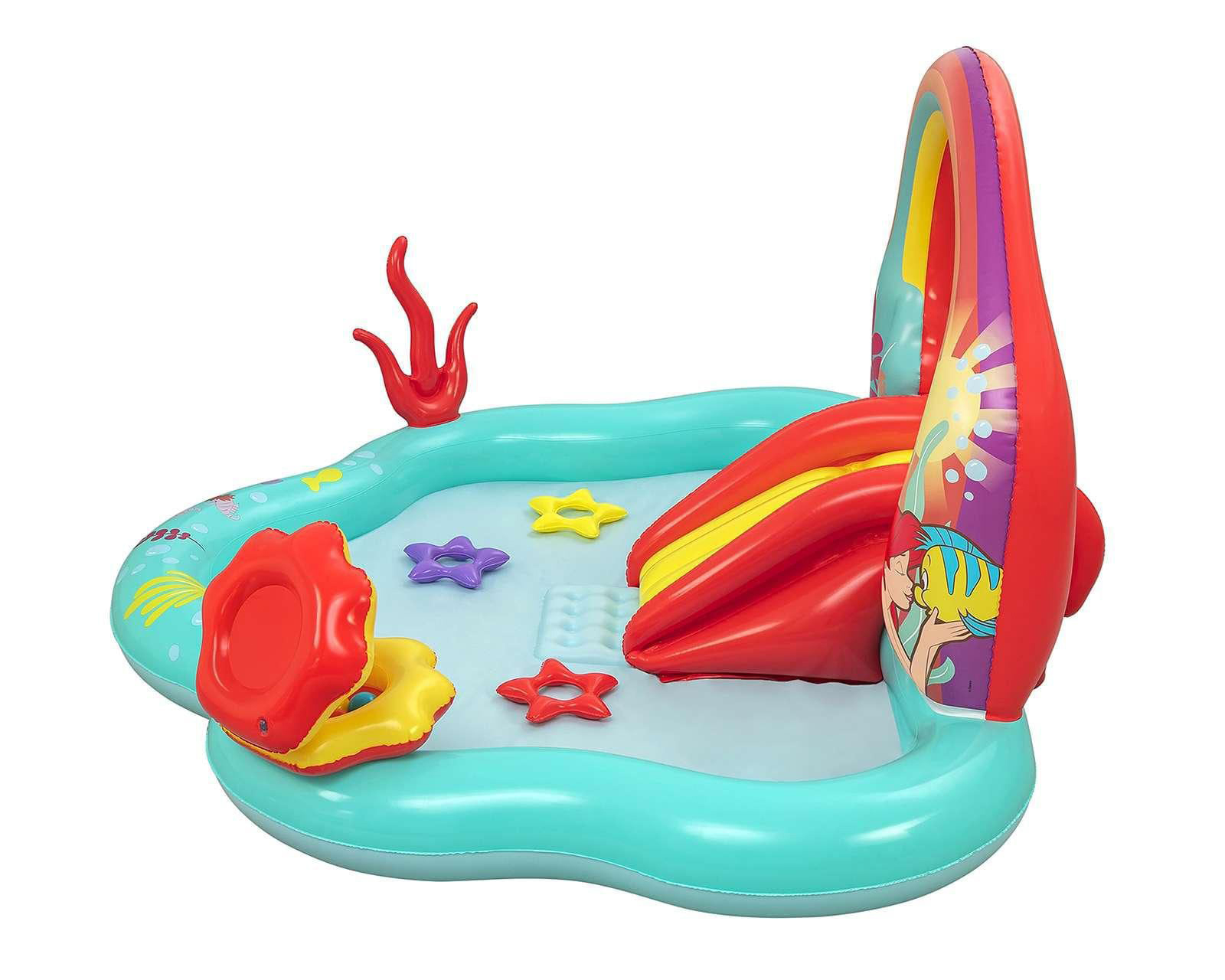 Foto 6 pulgar | Foto 5 | Alberca Infantil Bestway La Sirenita 165 L 206 x 211 x 127 cm