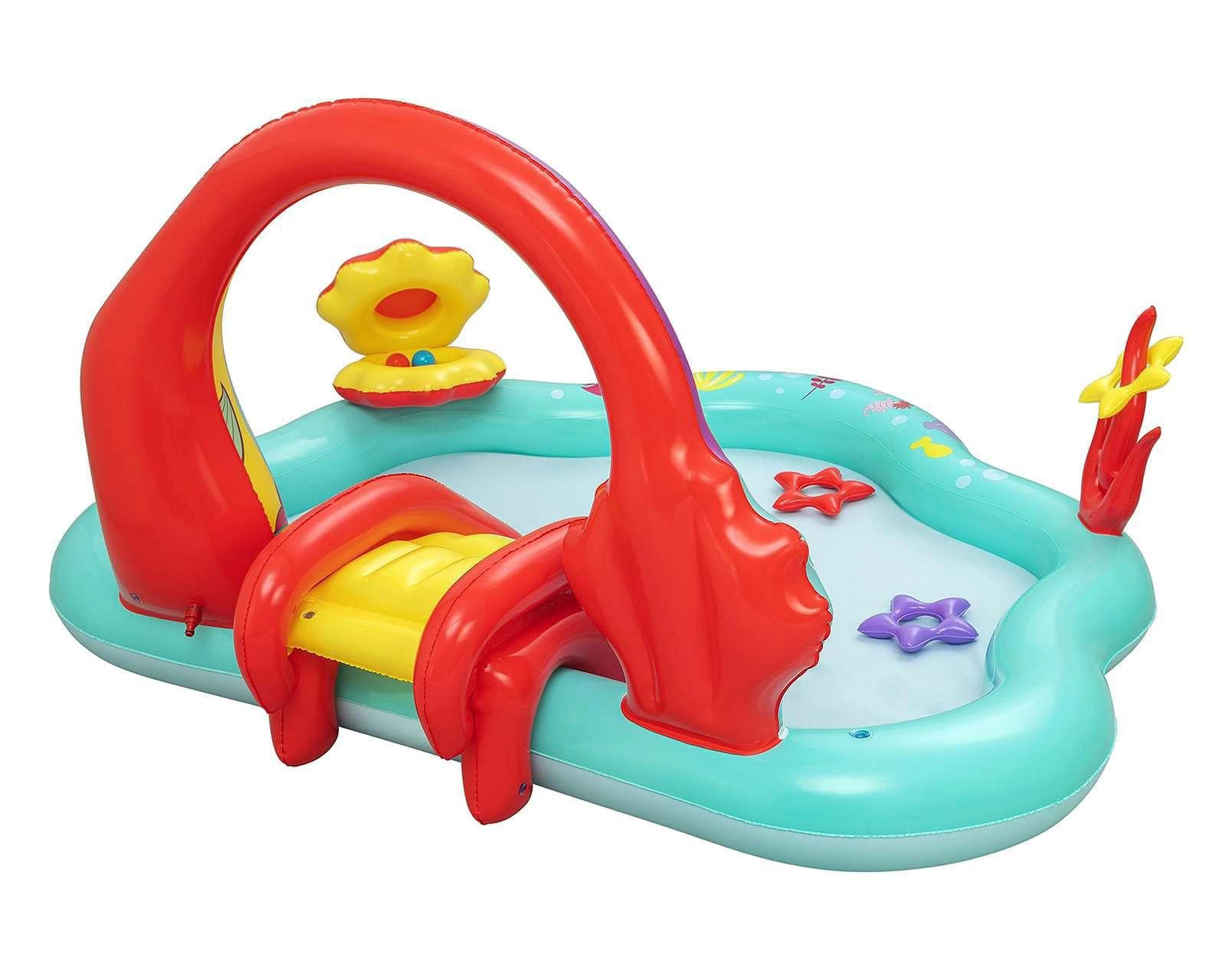 Foto 7 pulgar | Foto 6 | Alberca Infantil Bestway La Sirenita 165 L 206 x 211 x 127 cm