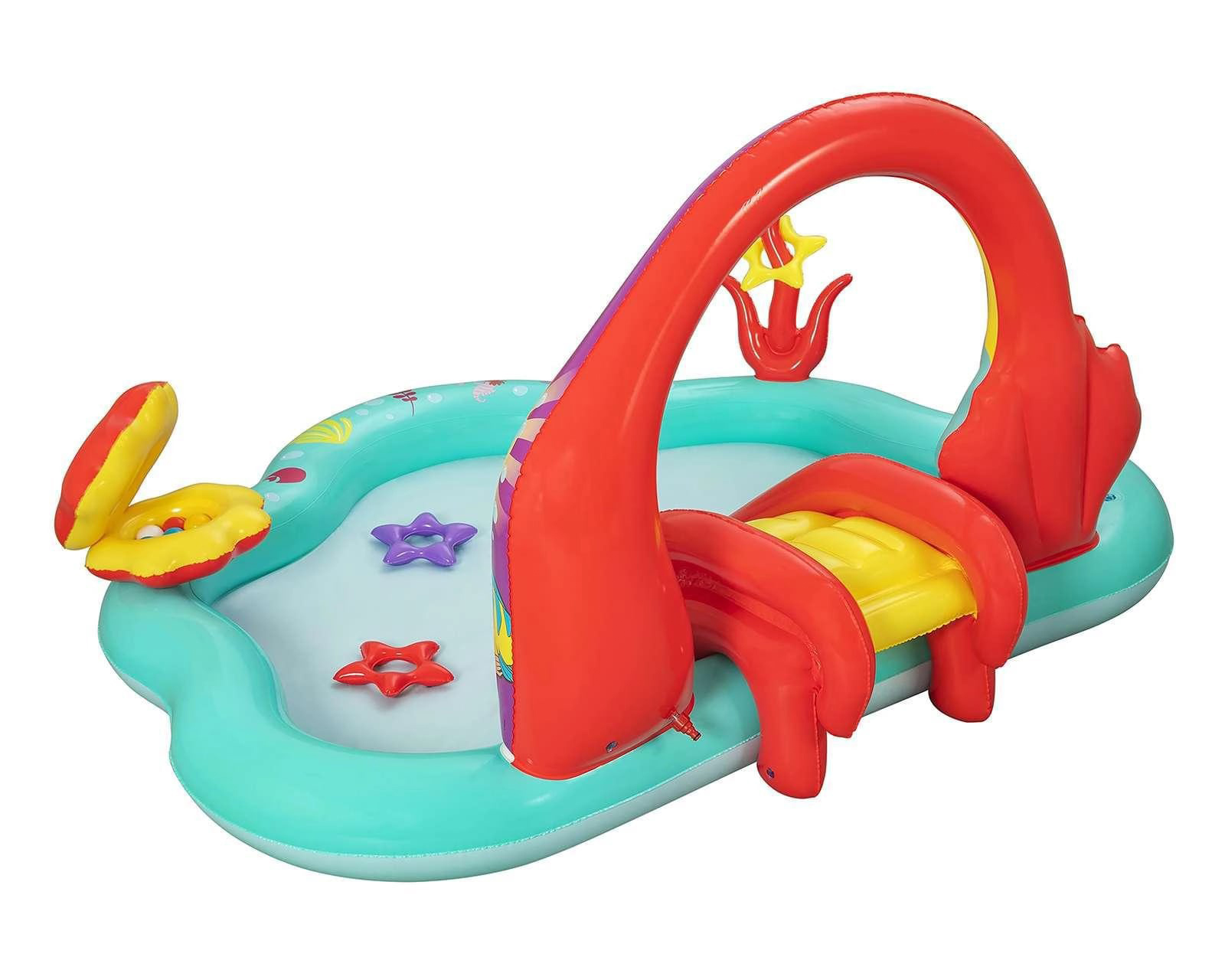 Foto 8 pulgar | Foto 7 | Alberca Infantil Bestway La Sirenita 165 L 206 x 211 x 127 cm