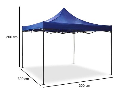 Foto 8 | Foto 8 | Toldo Congo 300 x 300 x 300 cm con Malla Azul