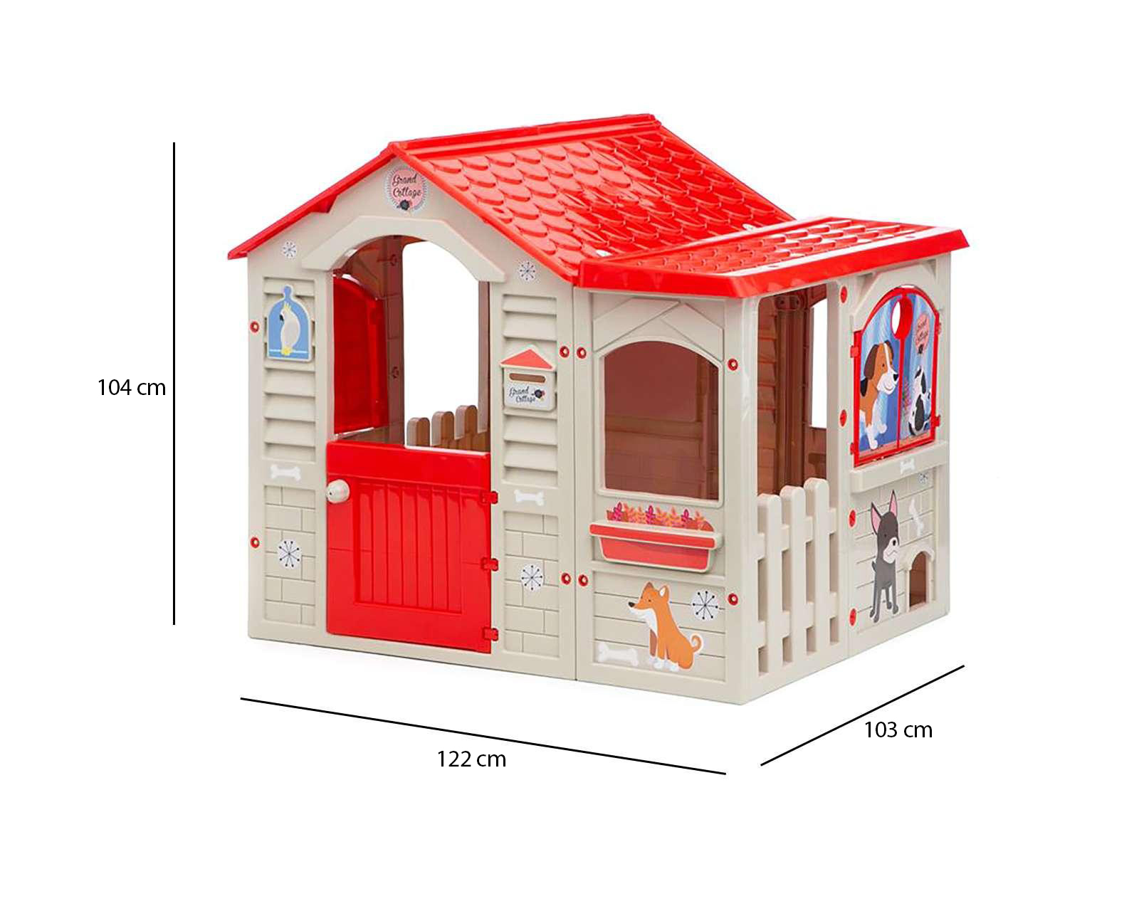 Foto 6 | Foto 6 | Casita de  Juego Chicos Beige/Roja